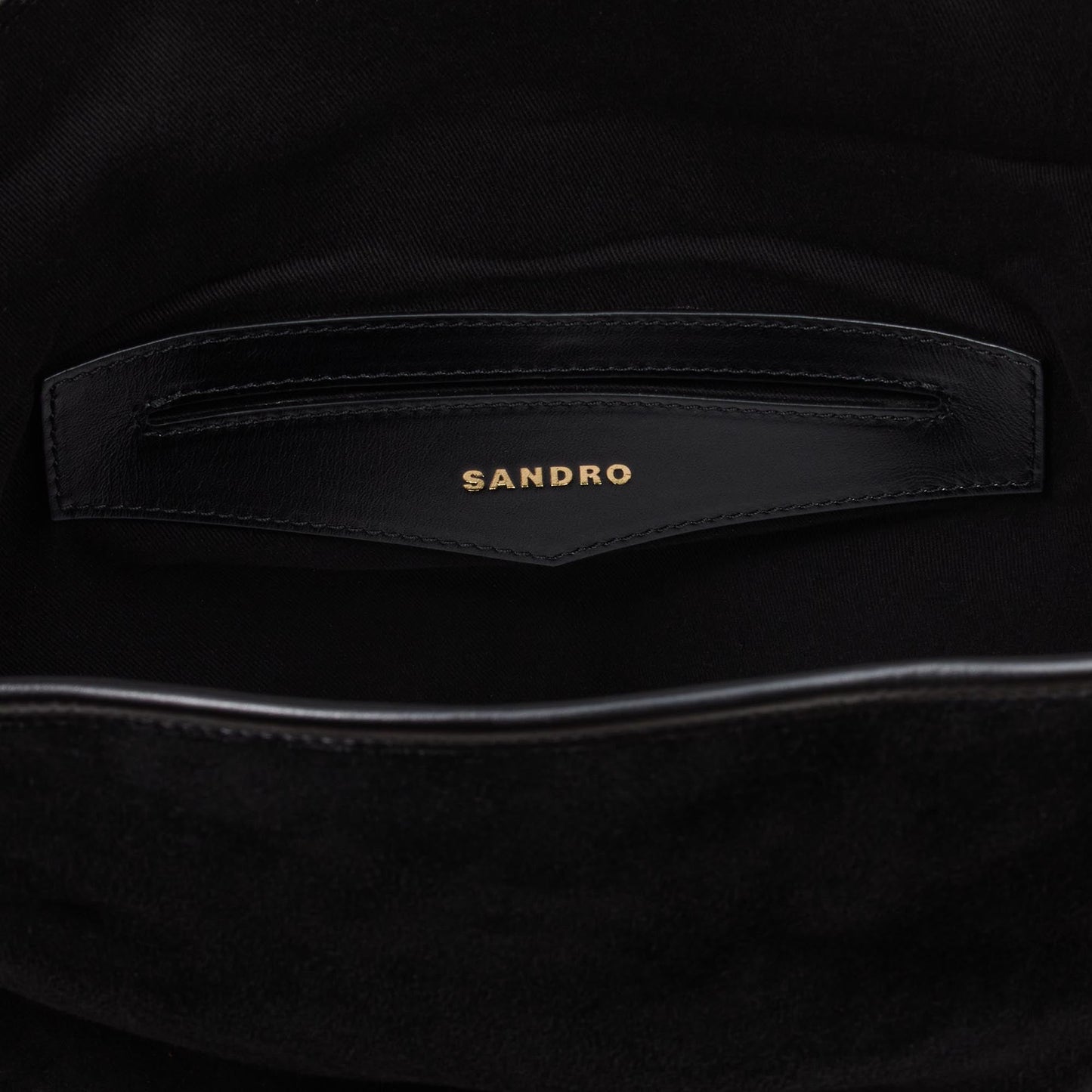 Tangoso Soft Suede Shopping Bag Black