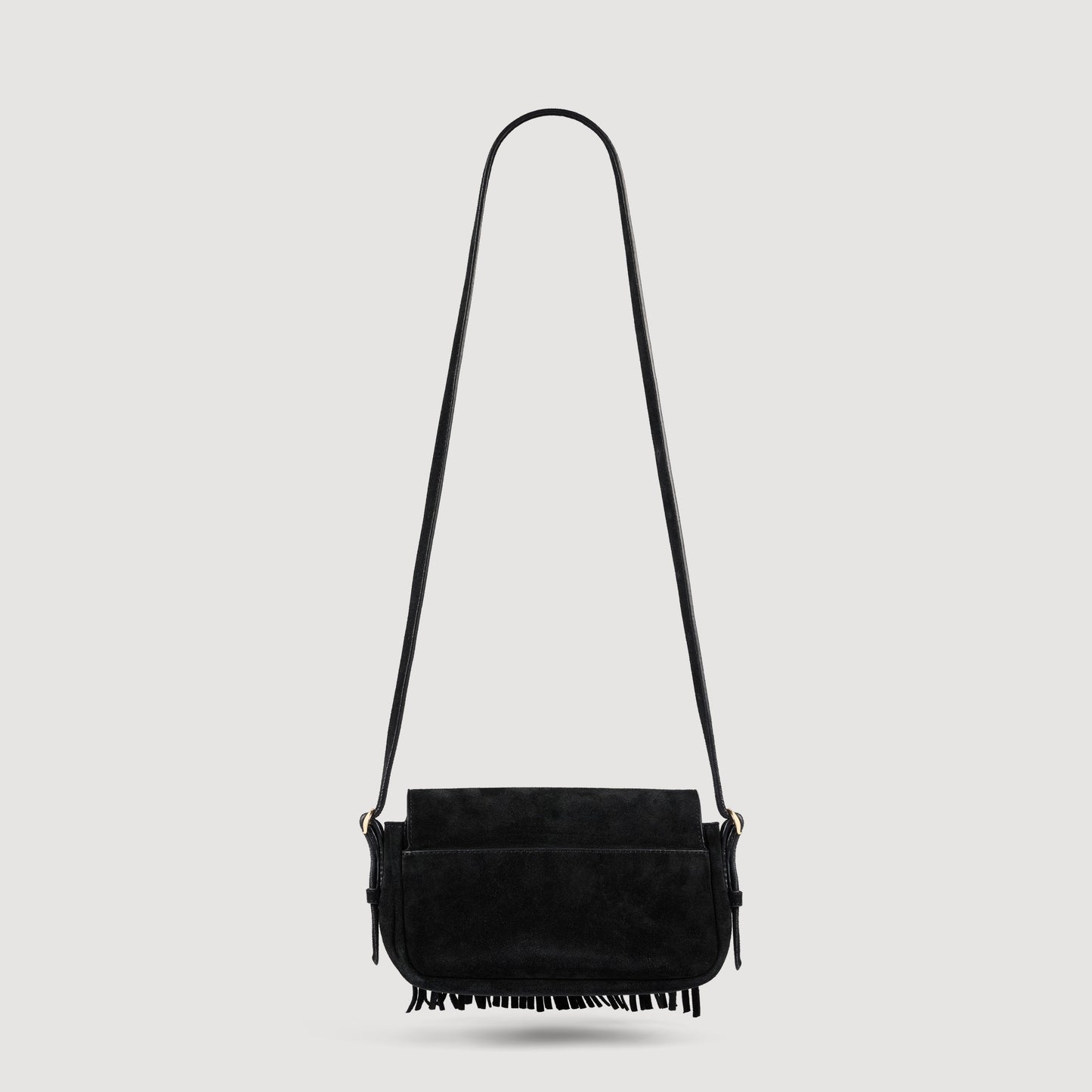 Le Mini Mambo Mini Mambo Suede Bag Black
