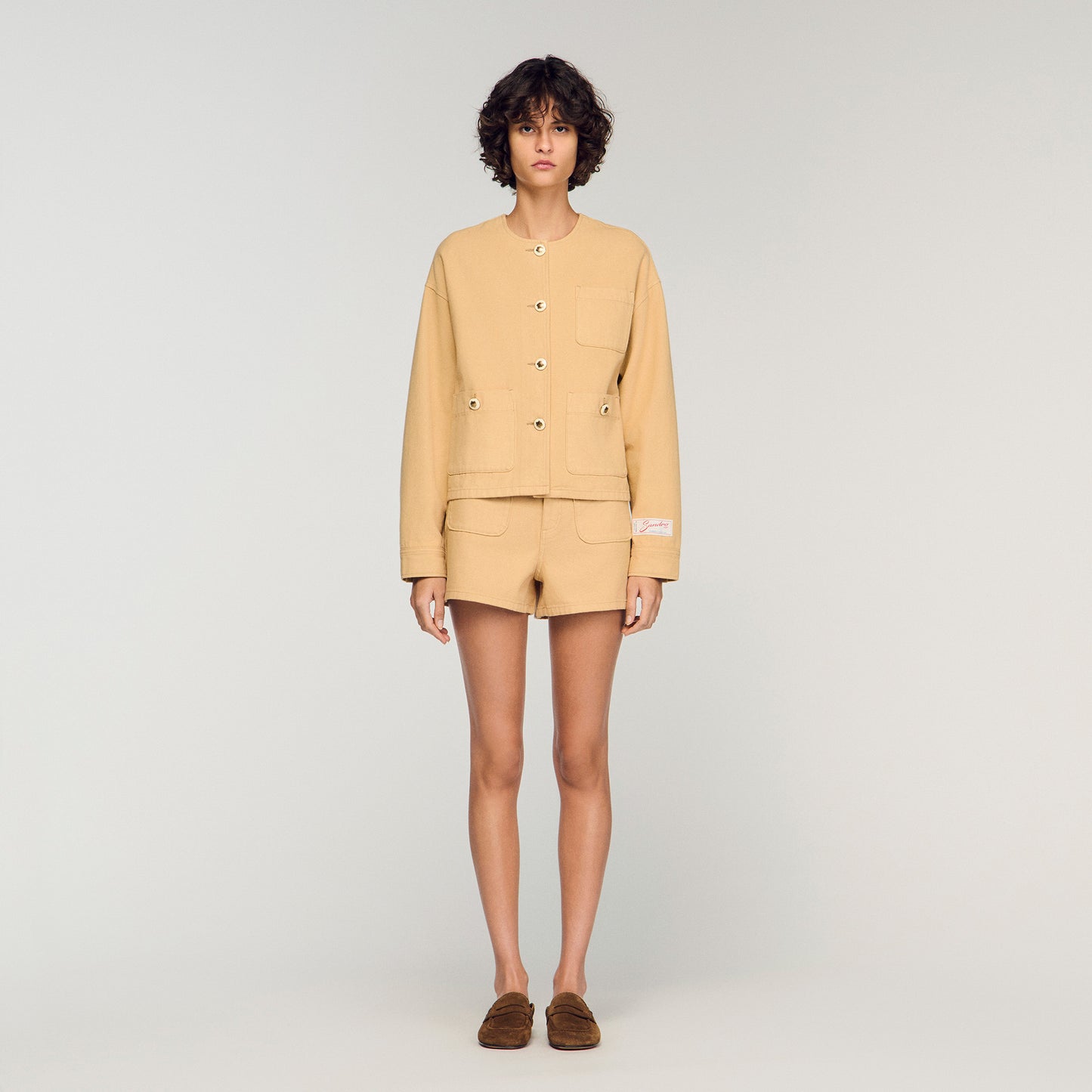 Dallas Denim Jacket Beige