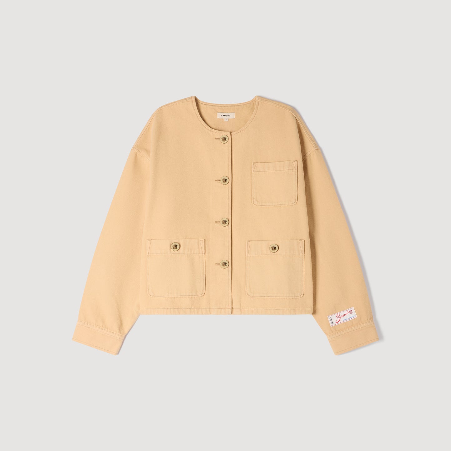 Dallas Denim Jacket Beige