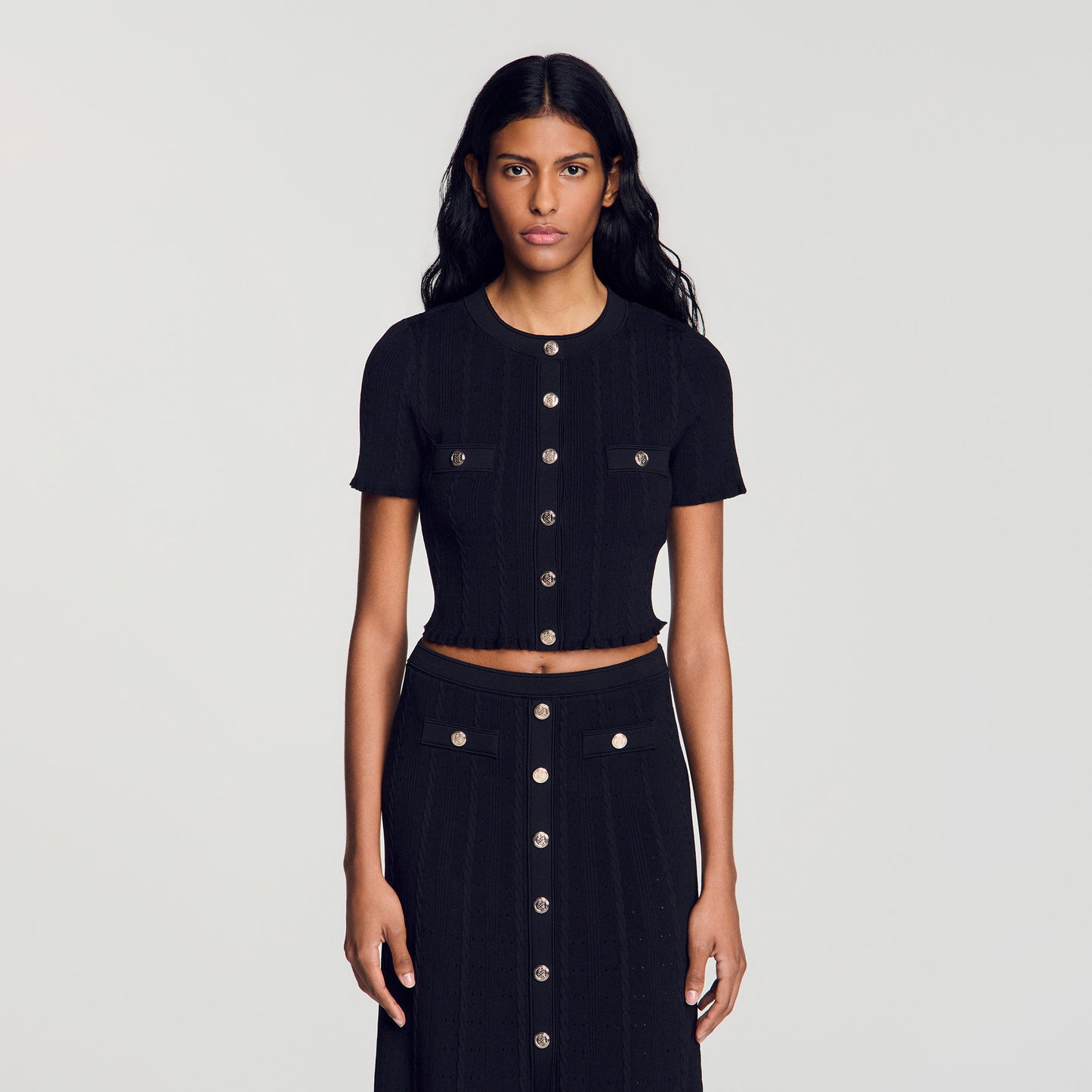Nice Knit Cardigan Black