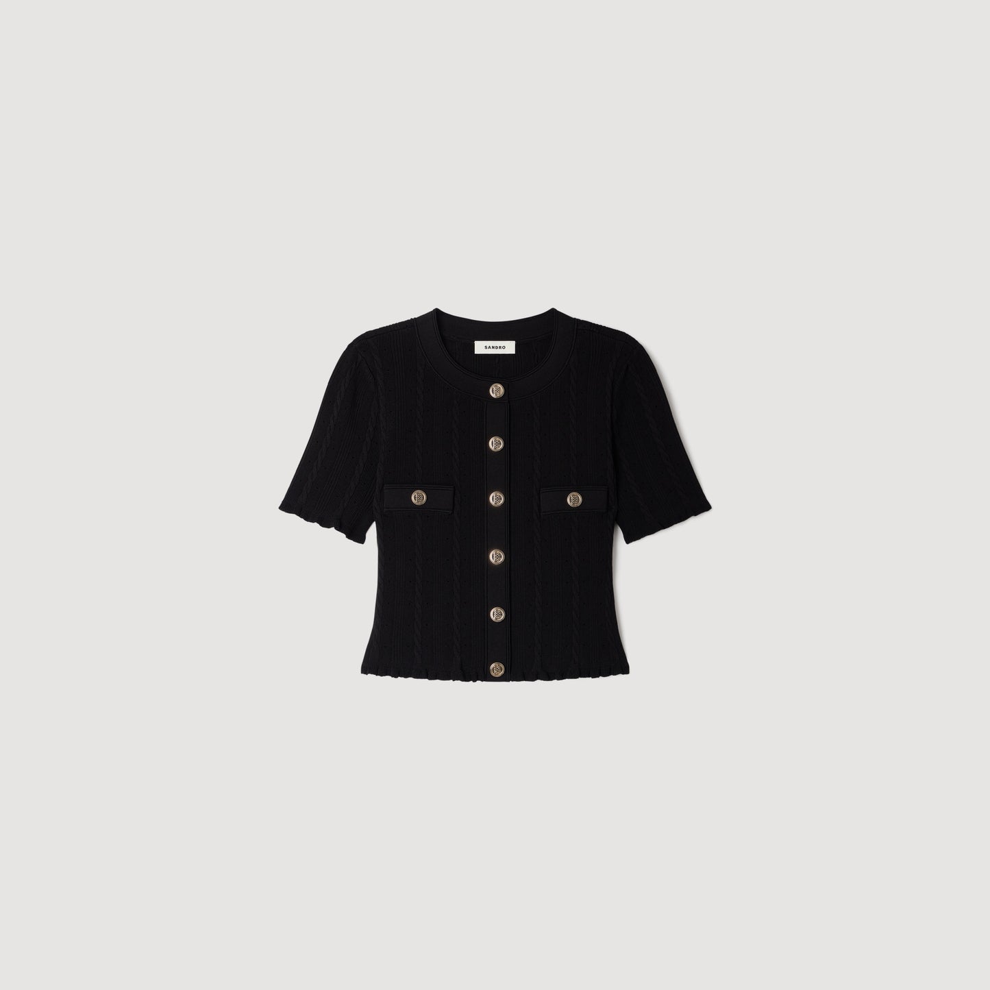 Nice Knit Cardigan Black