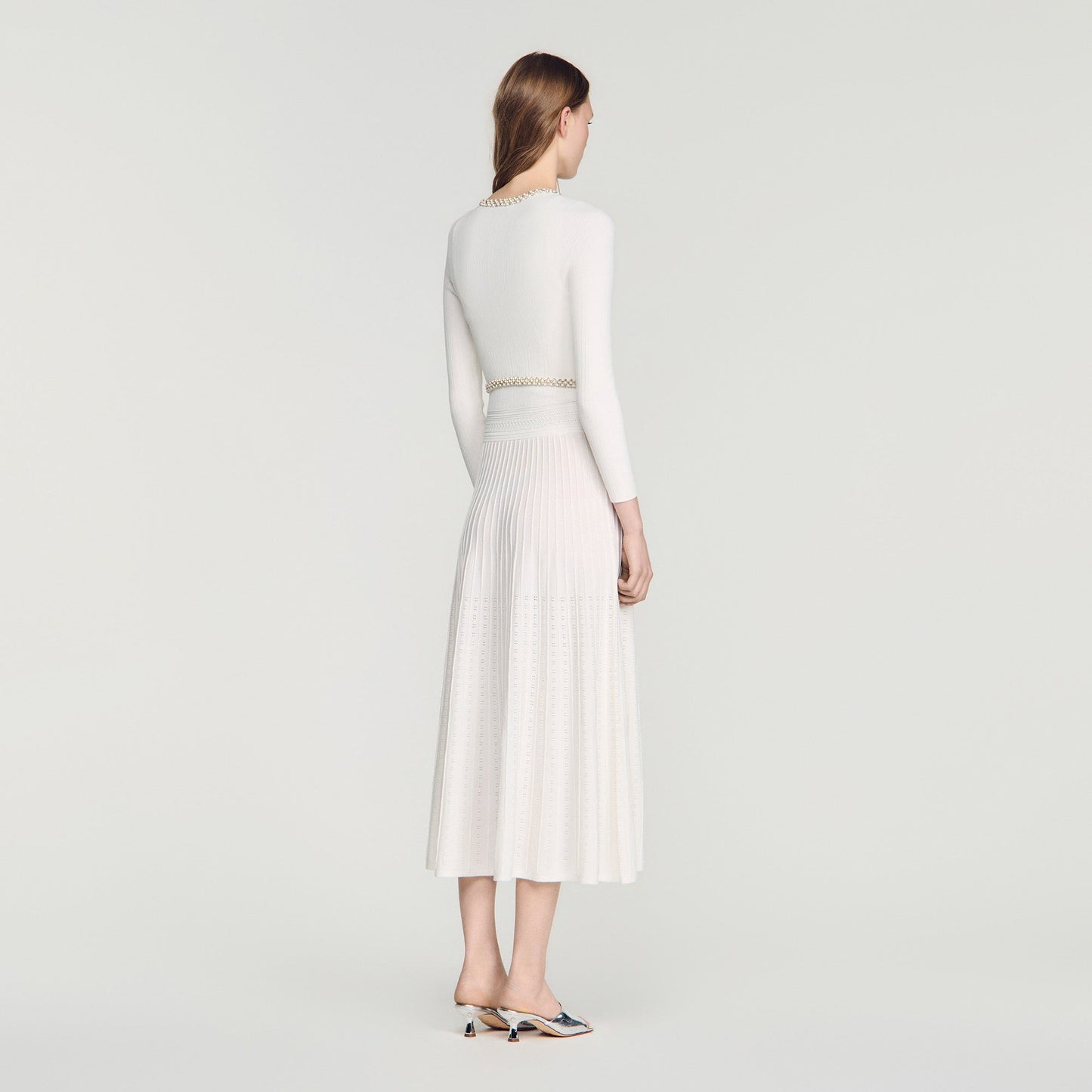 Borealia Knit Cardigan White