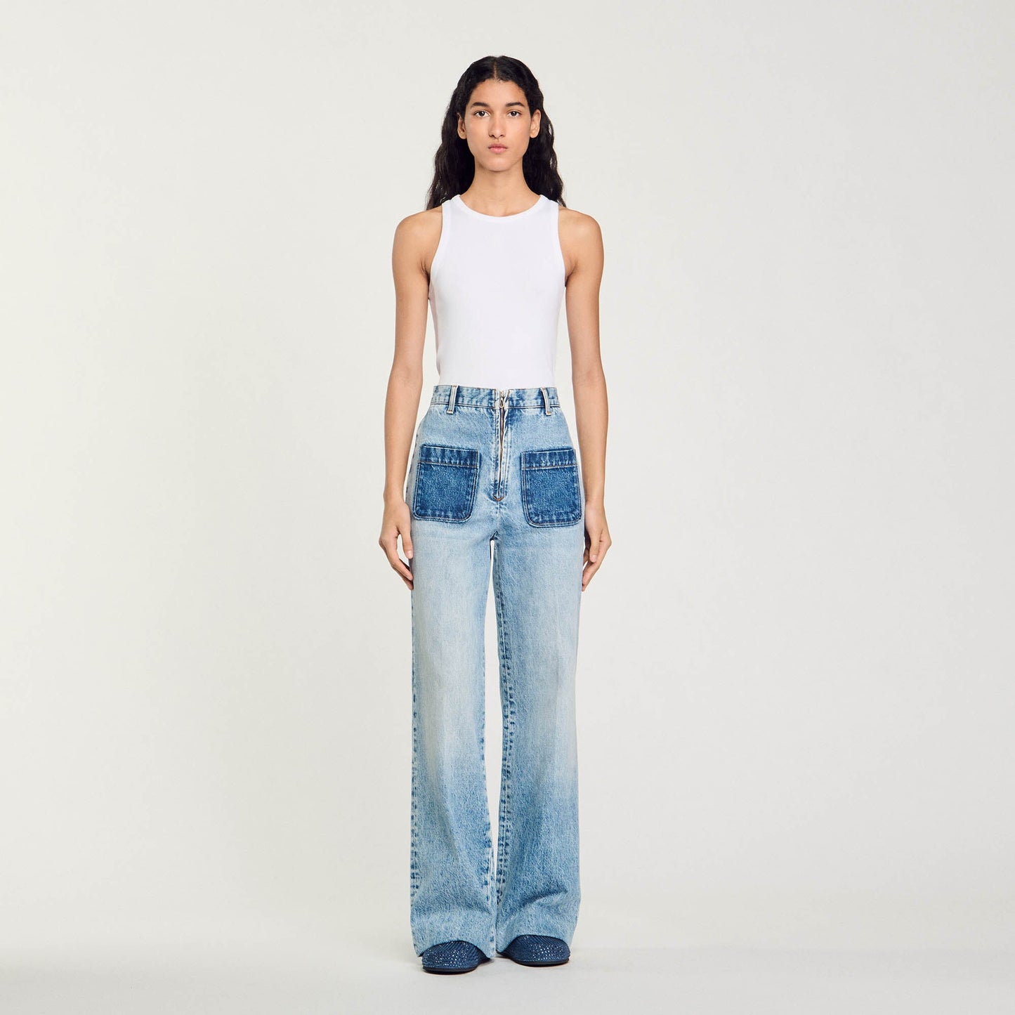 High-Rise Jeans Light Bu Jean
