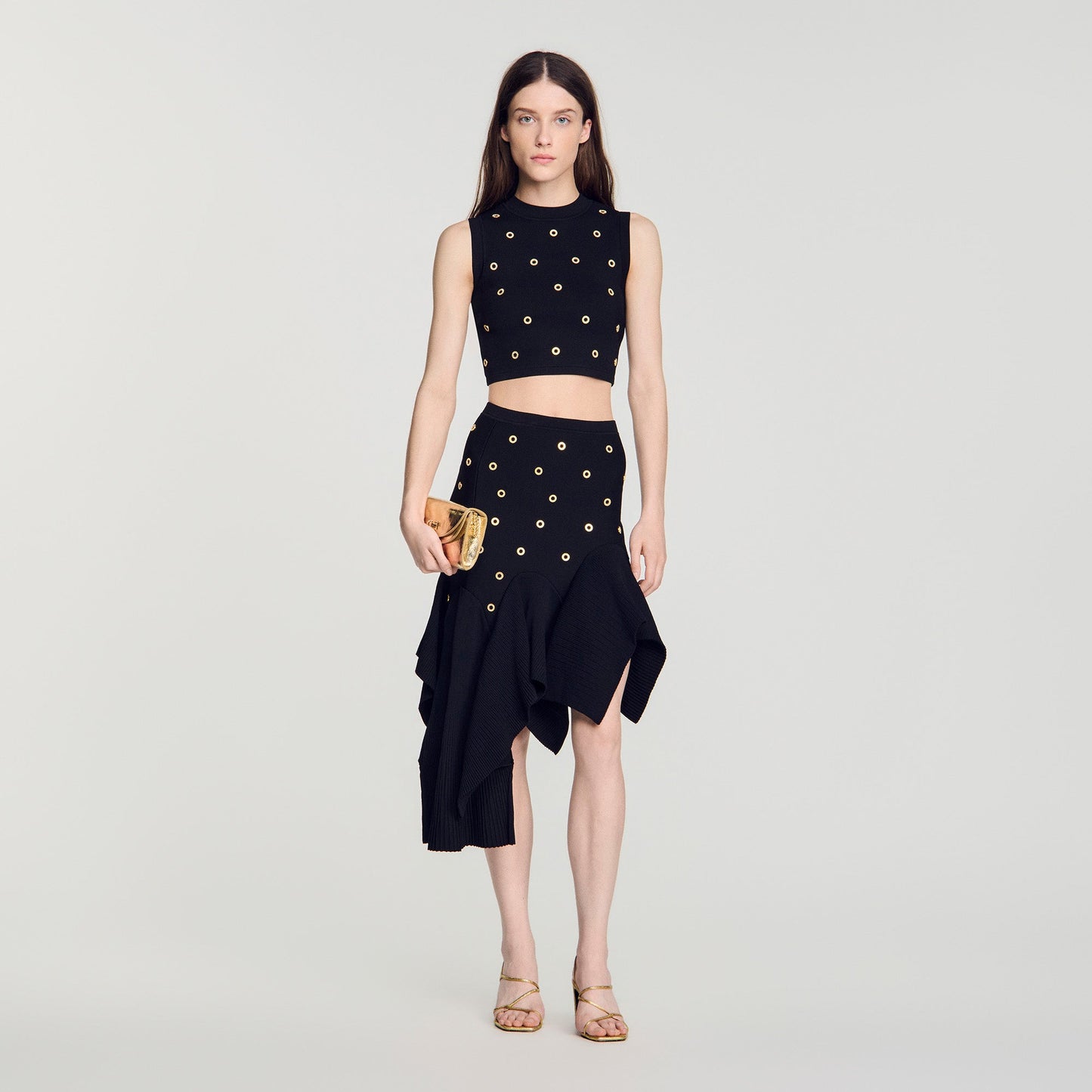 Bellasina Knit Skirt Black