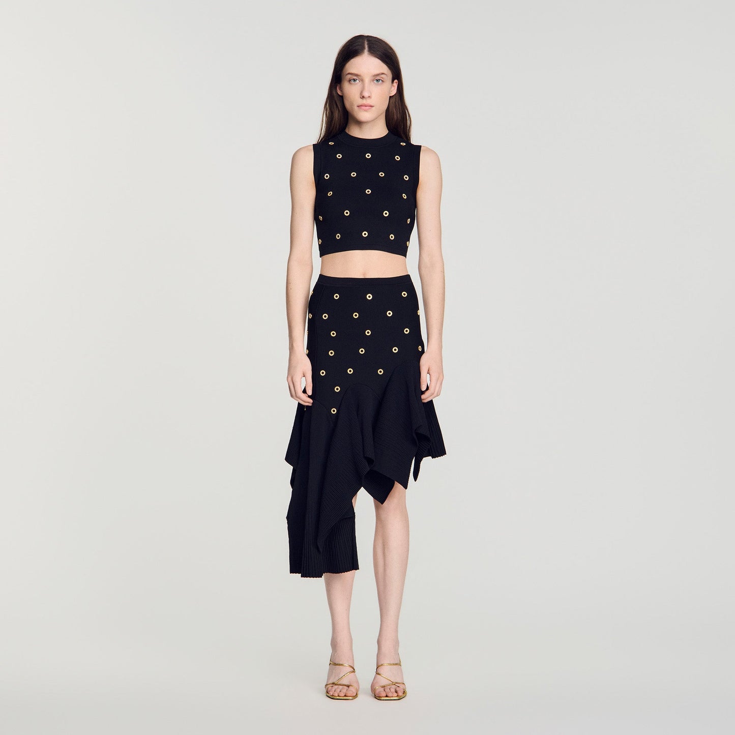 Bellasina Knit Skirt Black