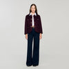Jilliane Double-Faced Jacket Bordeaux