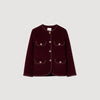 Jilliane Double-Faced Jacket Bordeaux