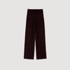 Vadim Knit Rhinestone-Covered Trousers Purple