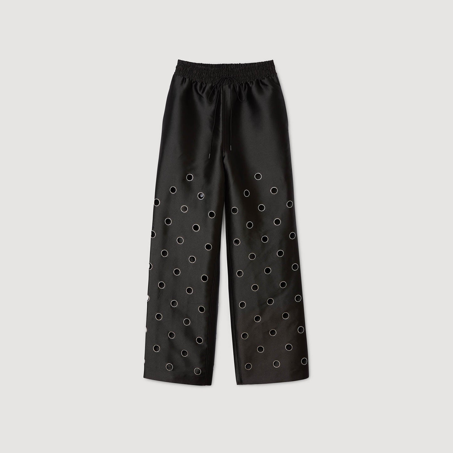 Neptune Rhinestone Trousers Black