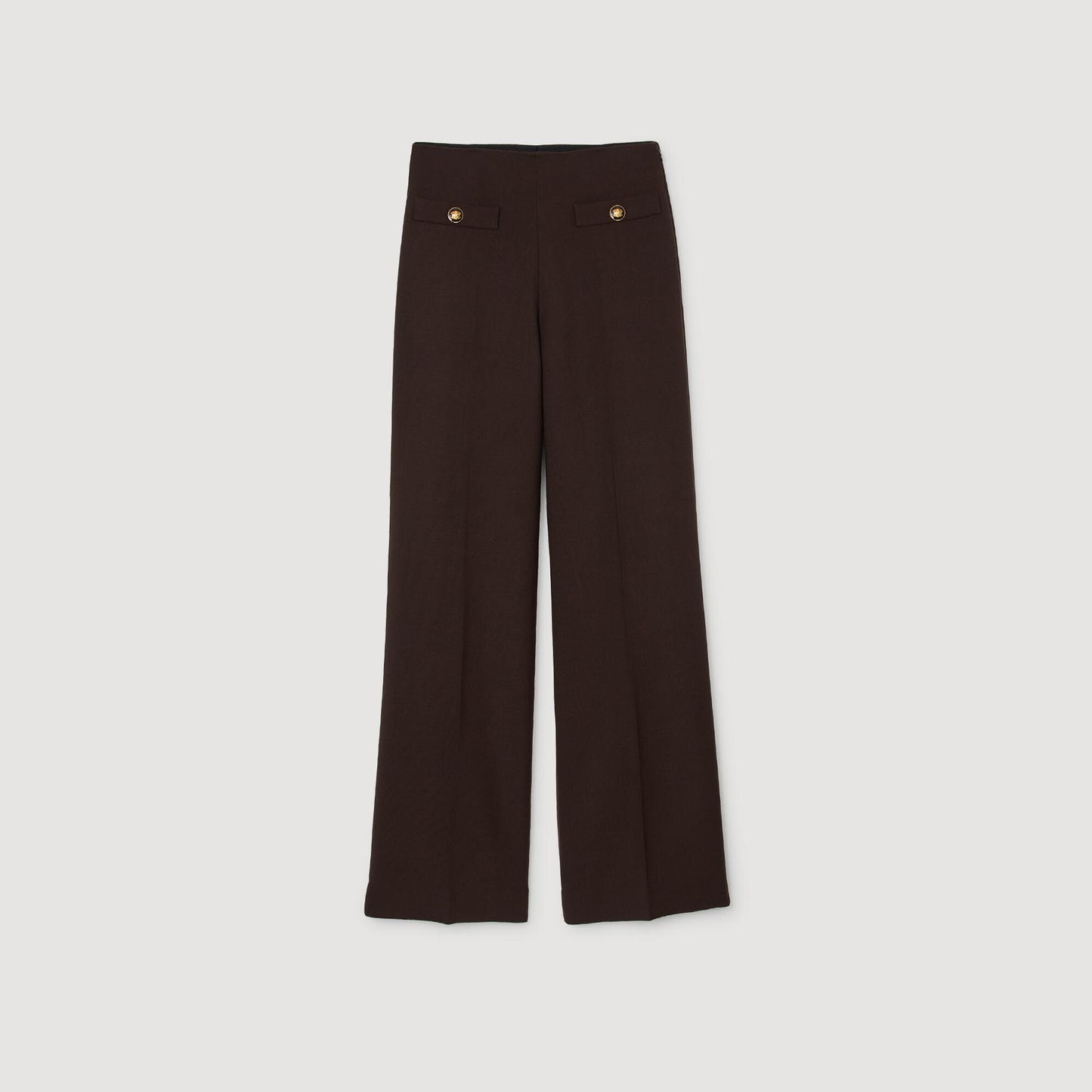 Stephen Flared Trousers Brown