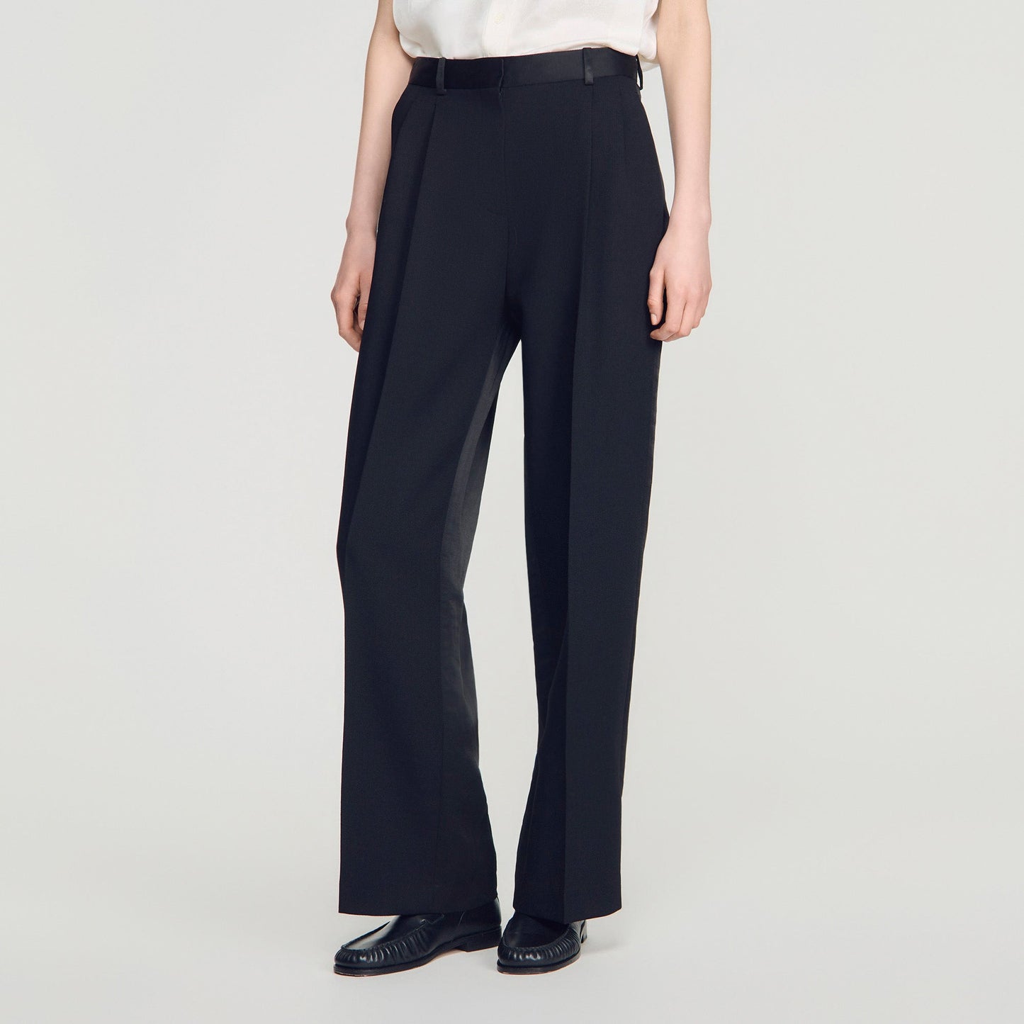 Azafrona Straight Leg Jeans Black