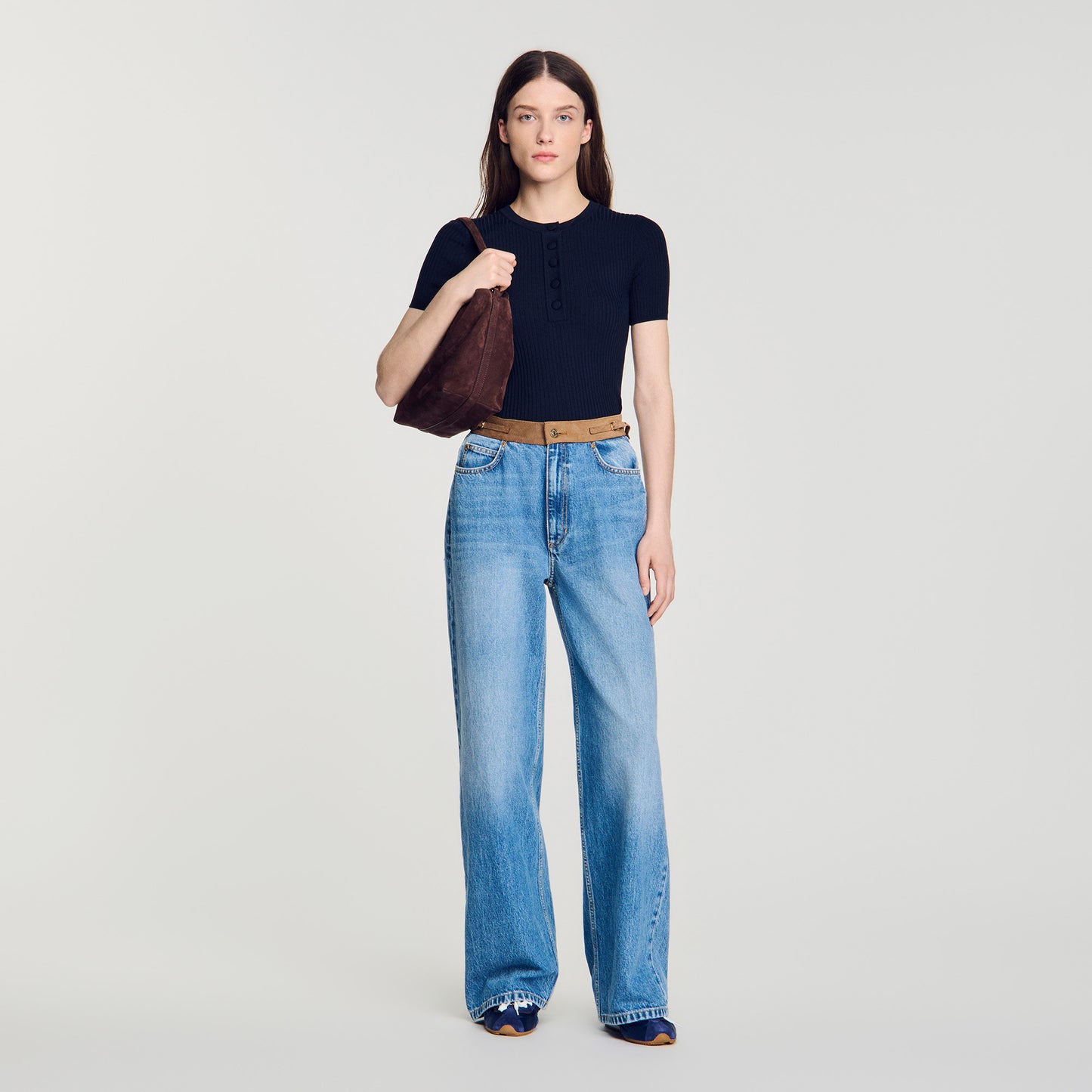 Ingrid Knit Jumper Navy Blue