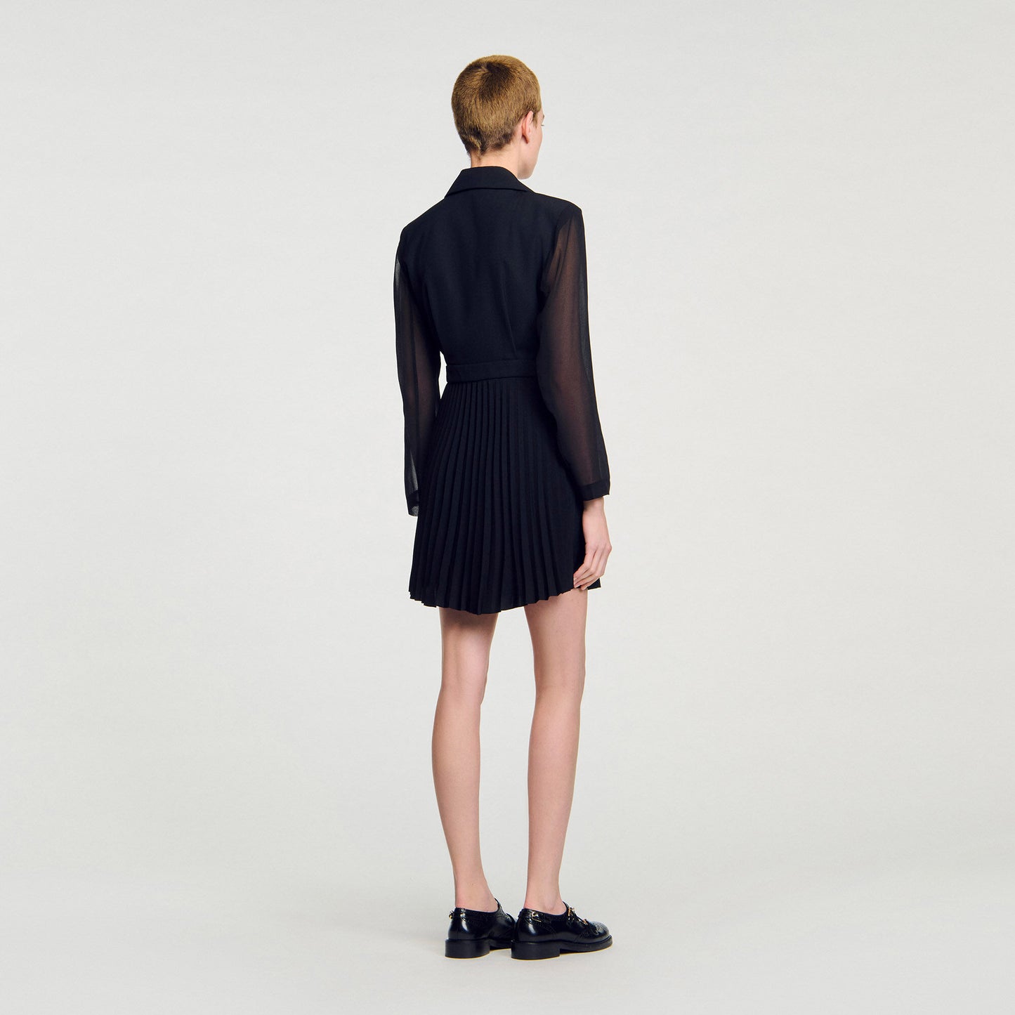 Lilela Wraparound Dress Black