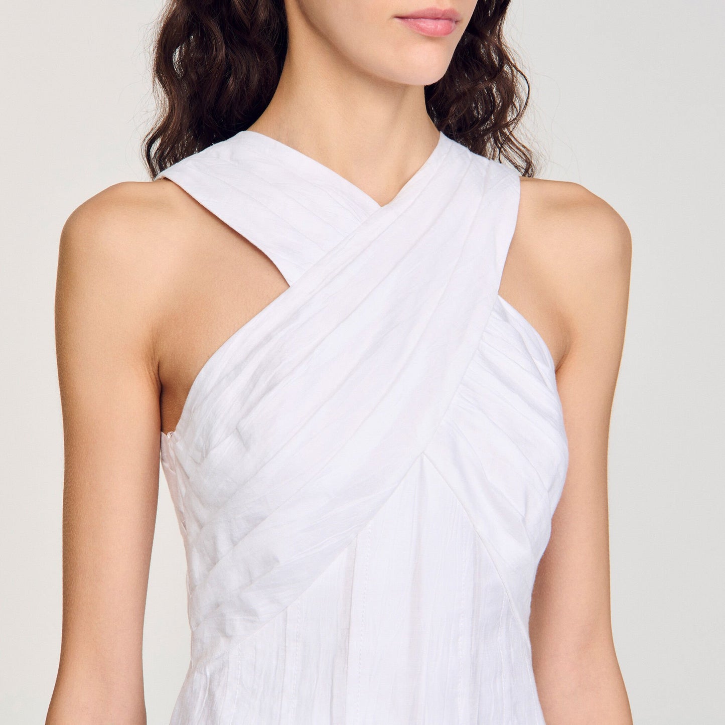 Wrap Maxi Dress White