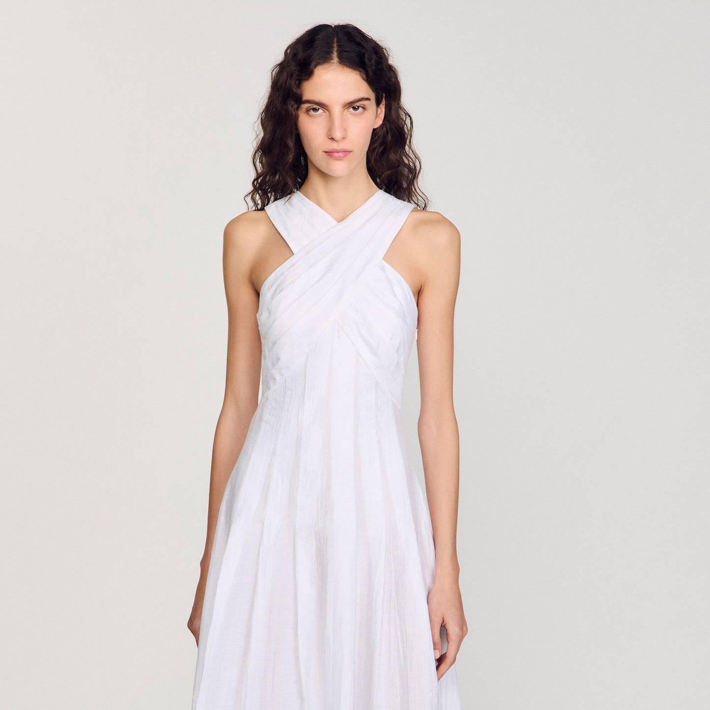 Wrap Maxi Dress White