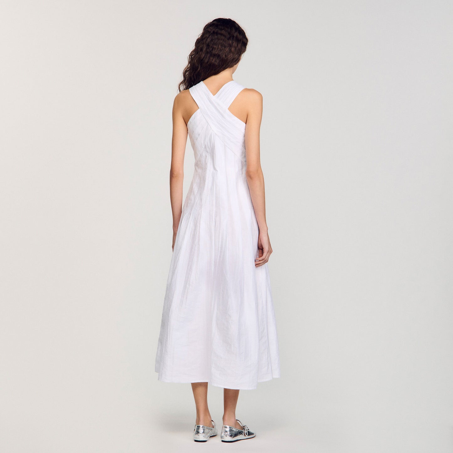 Wrap Maxi Dress White
