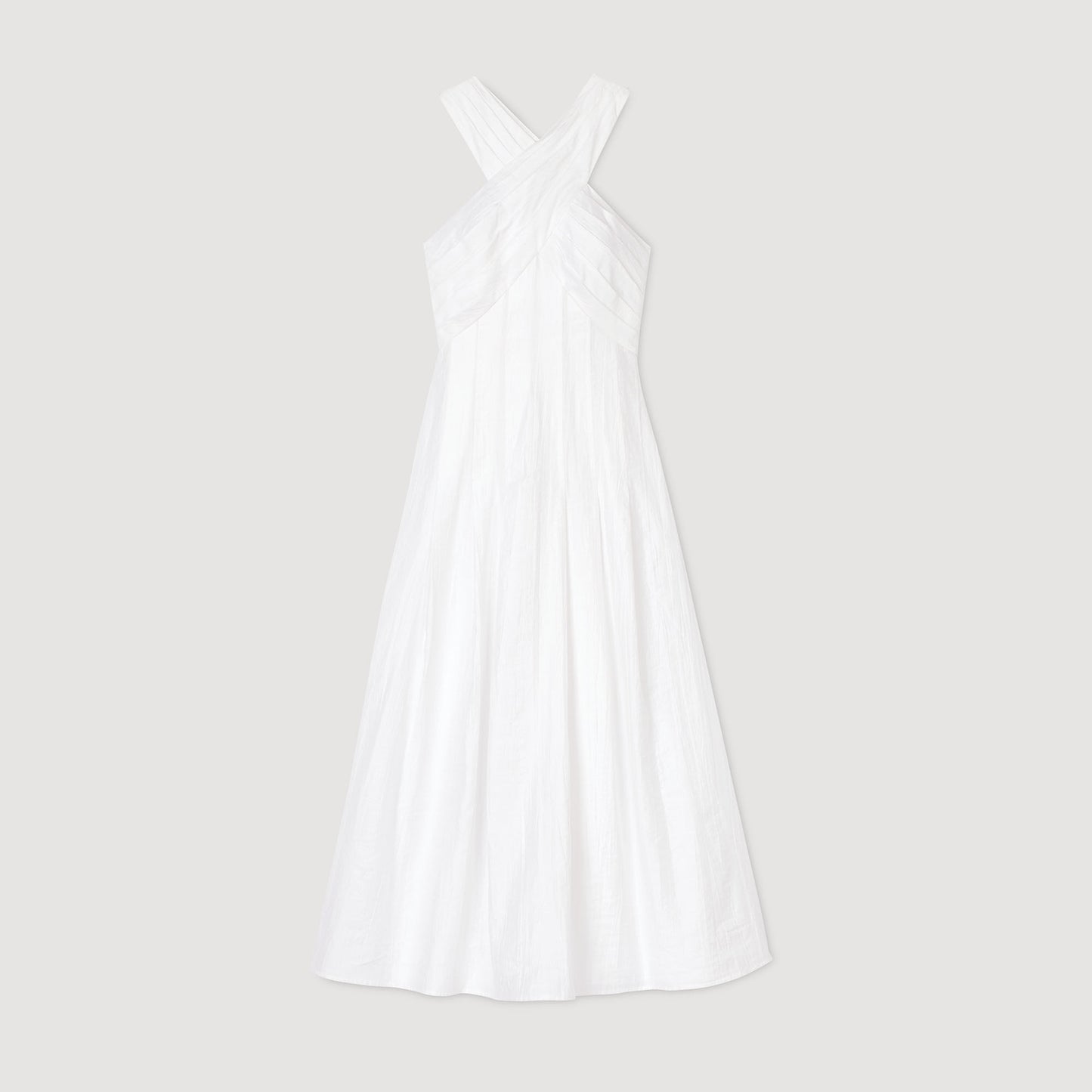Wrap Maxi Dress White