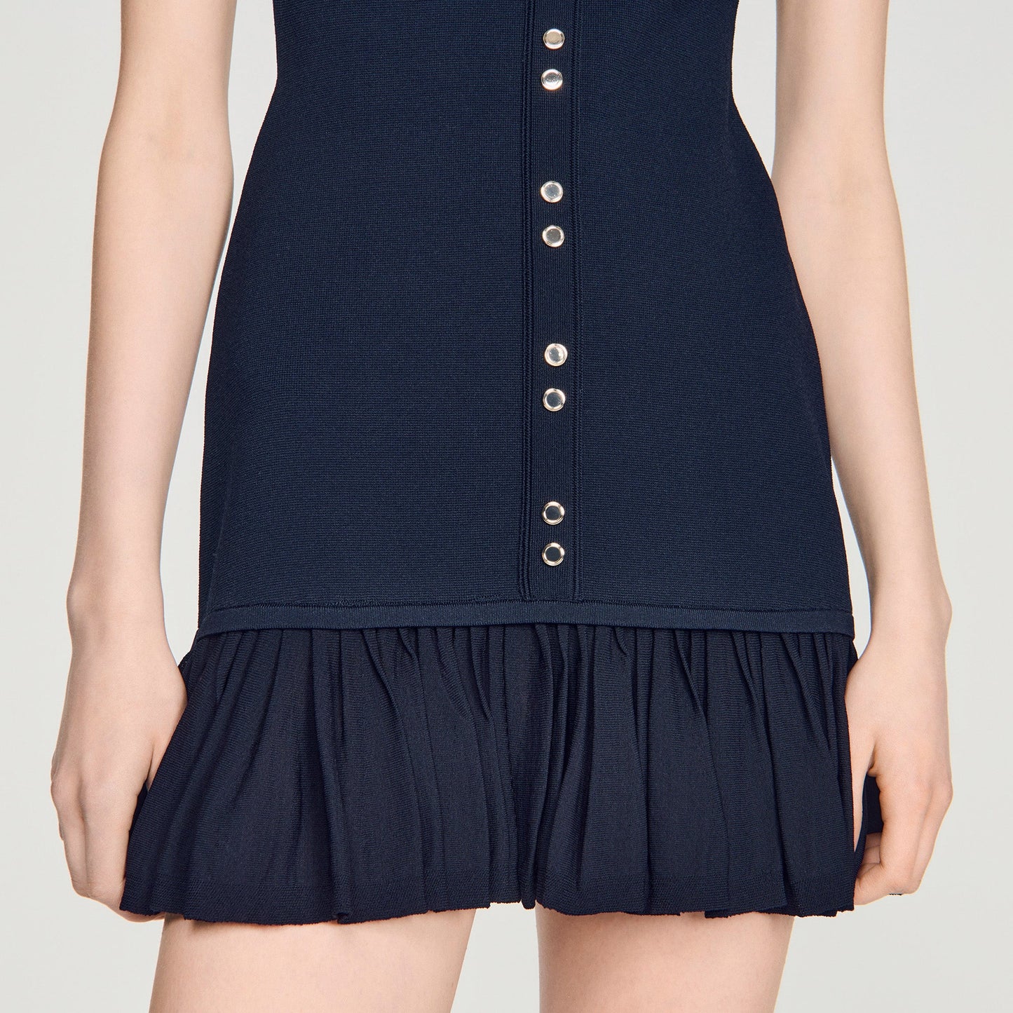 Keira Structured Dress Midnight Blue