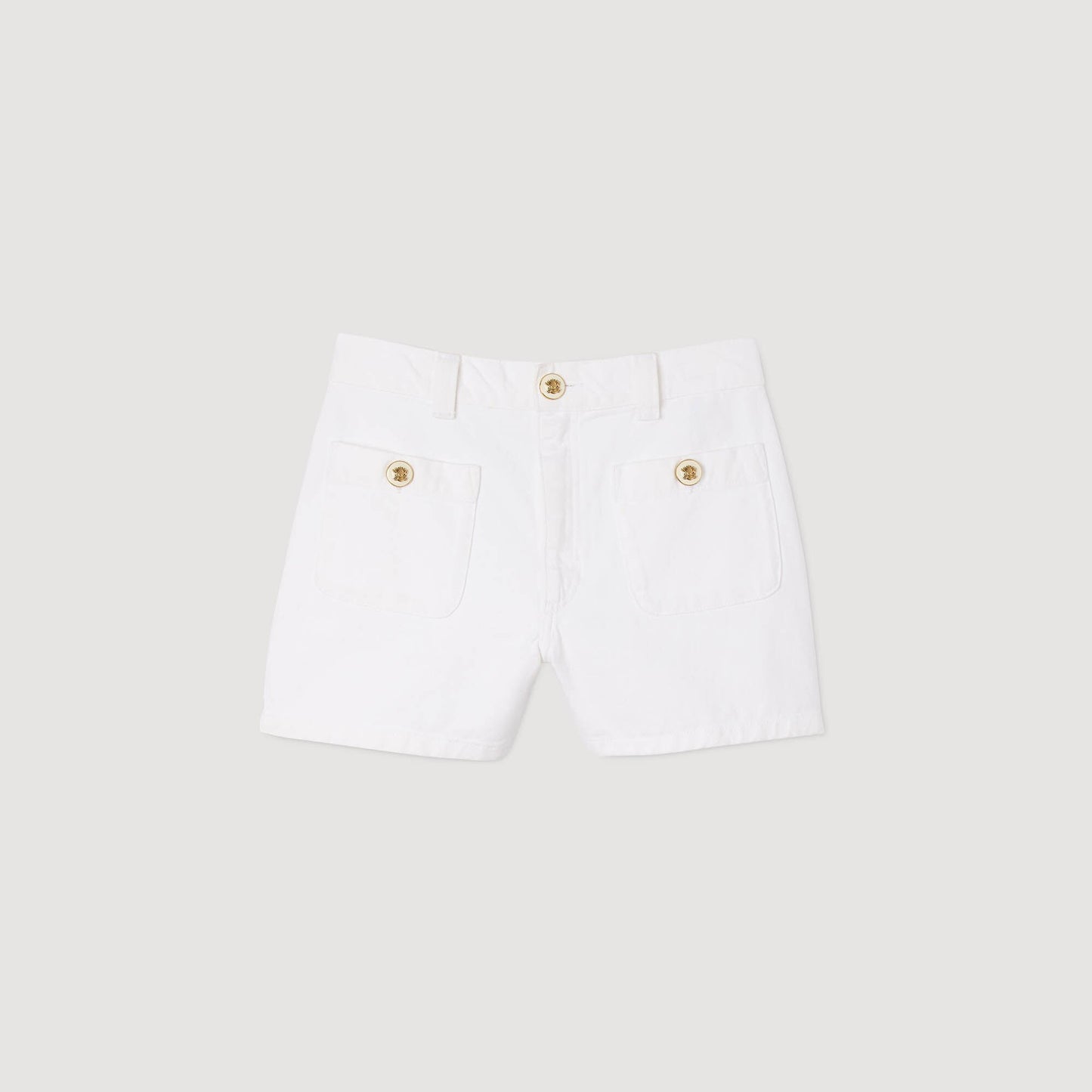 Texas Denim Shorts White