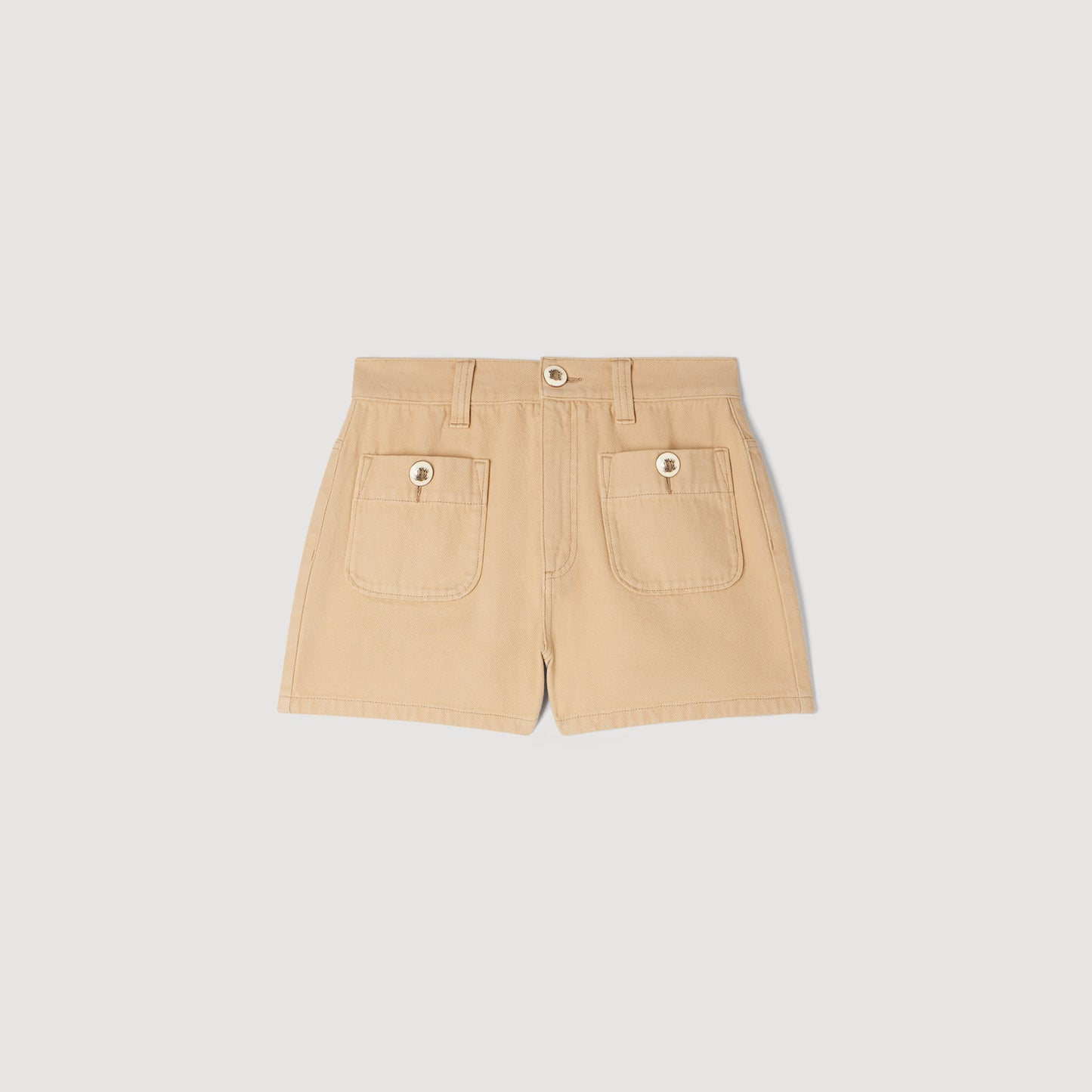 Texas Denim Shorts Beige