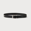 Vegetable-Tanned Leather Belt Black