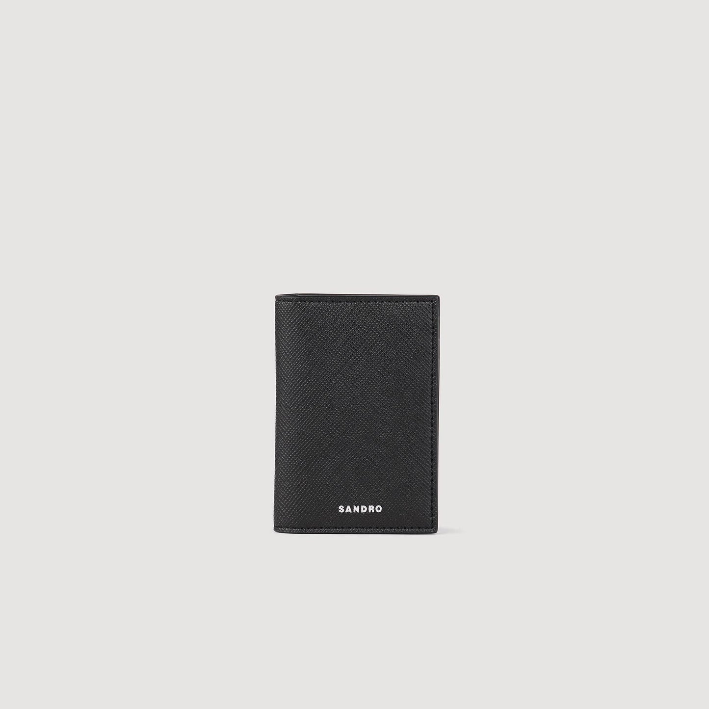 Leather wallet Black