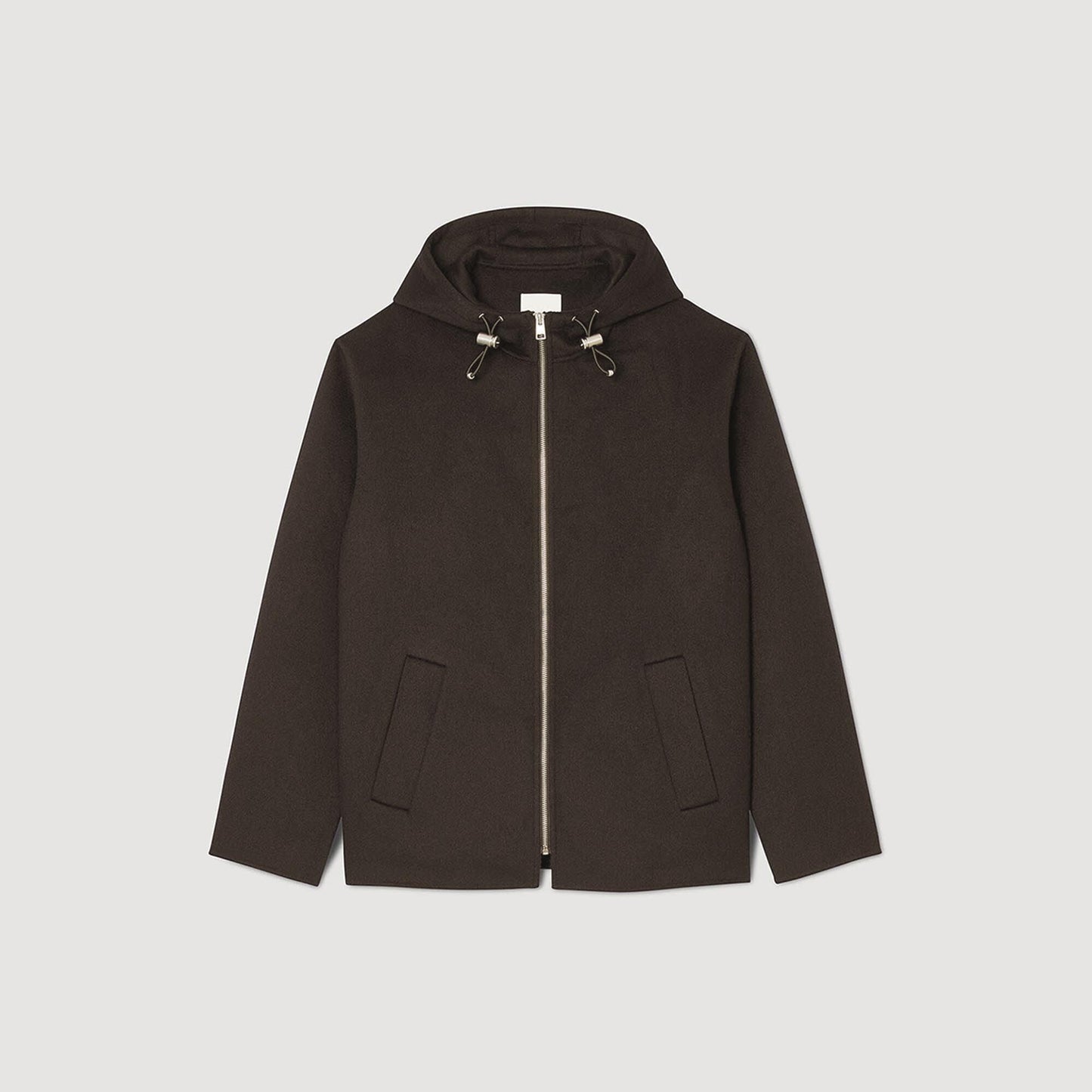 Hooded Windcheater Dark Kaki.
