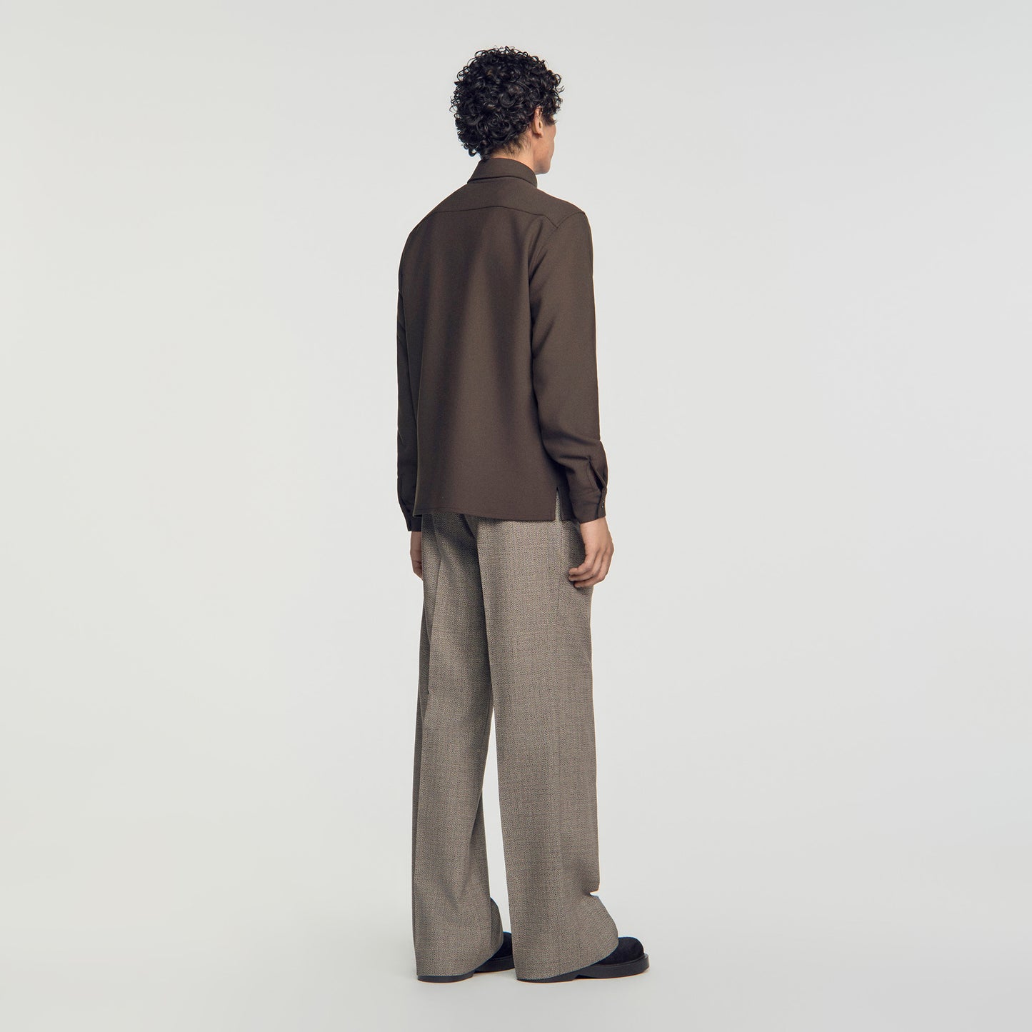 Joker Pocket Shirt with patch pockets Dark Taupe