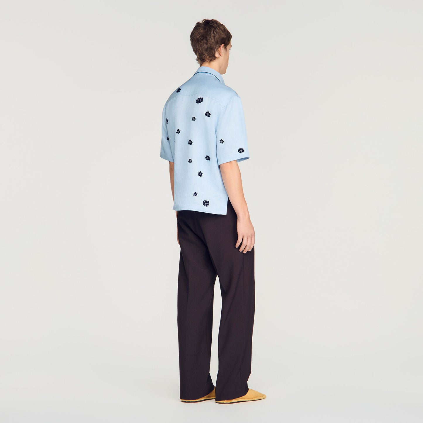 Velvet Flowers Mc Shirt Sky Blue