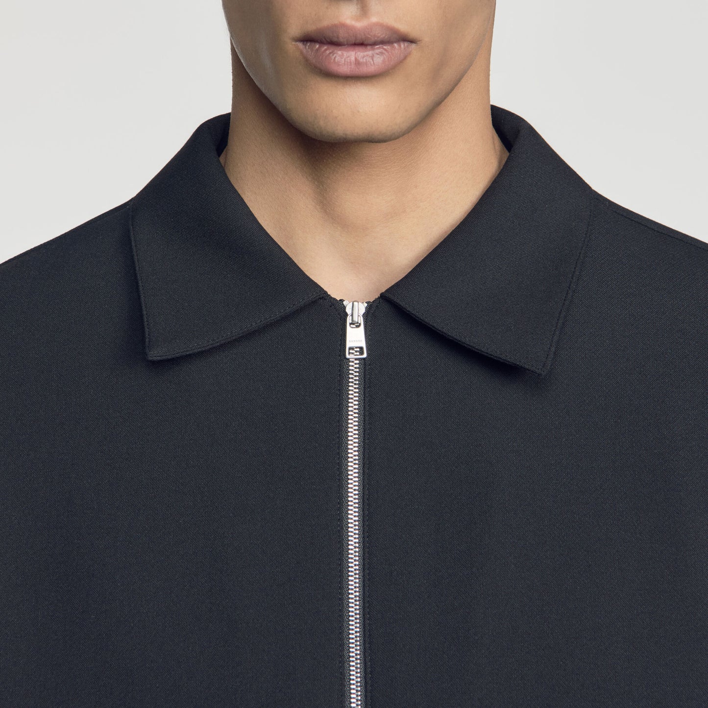 Joker Zip Shirt Shirt Black