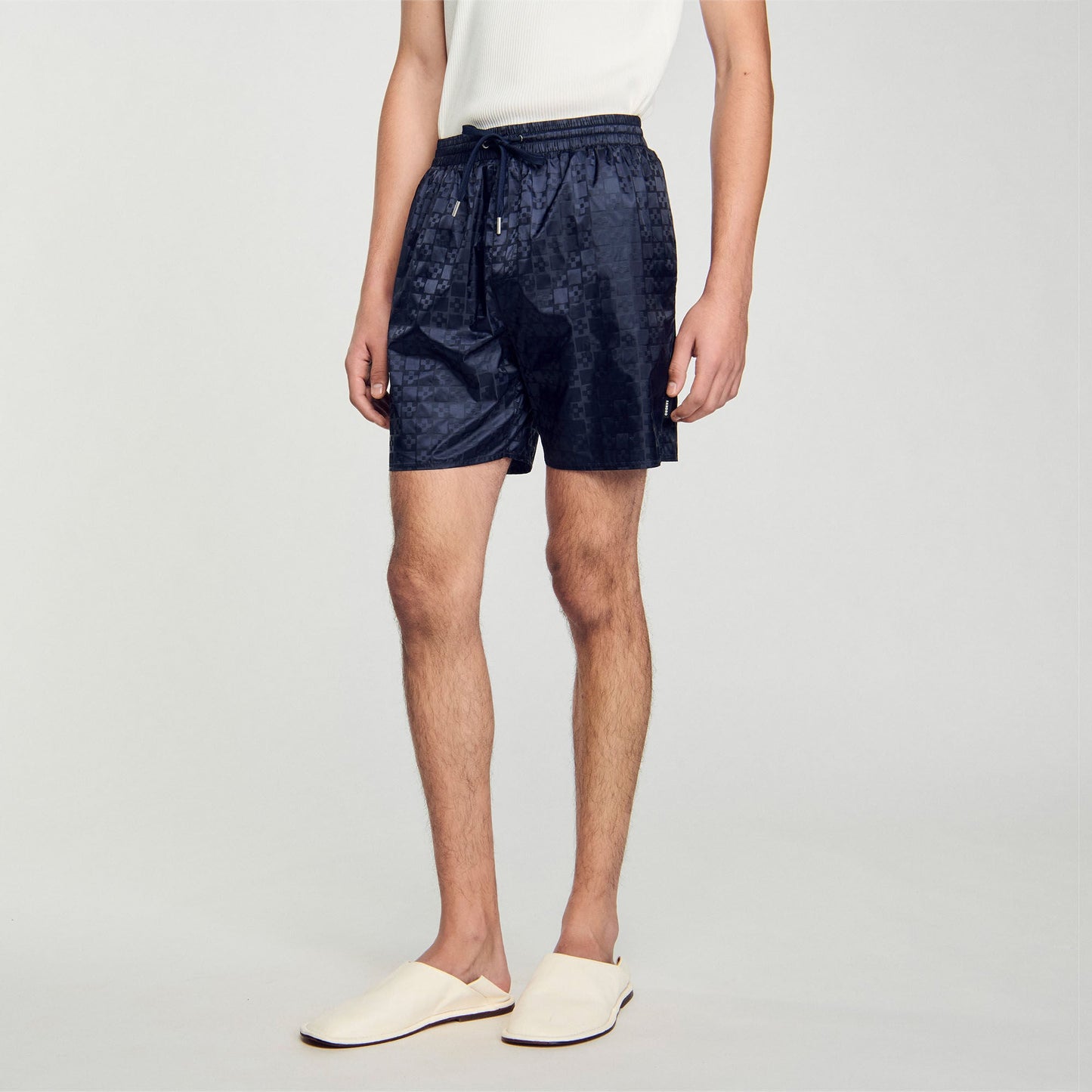 Squarecross Jacquard Mdc Squarecross Swim Shorts Midnightblue Midnightblue