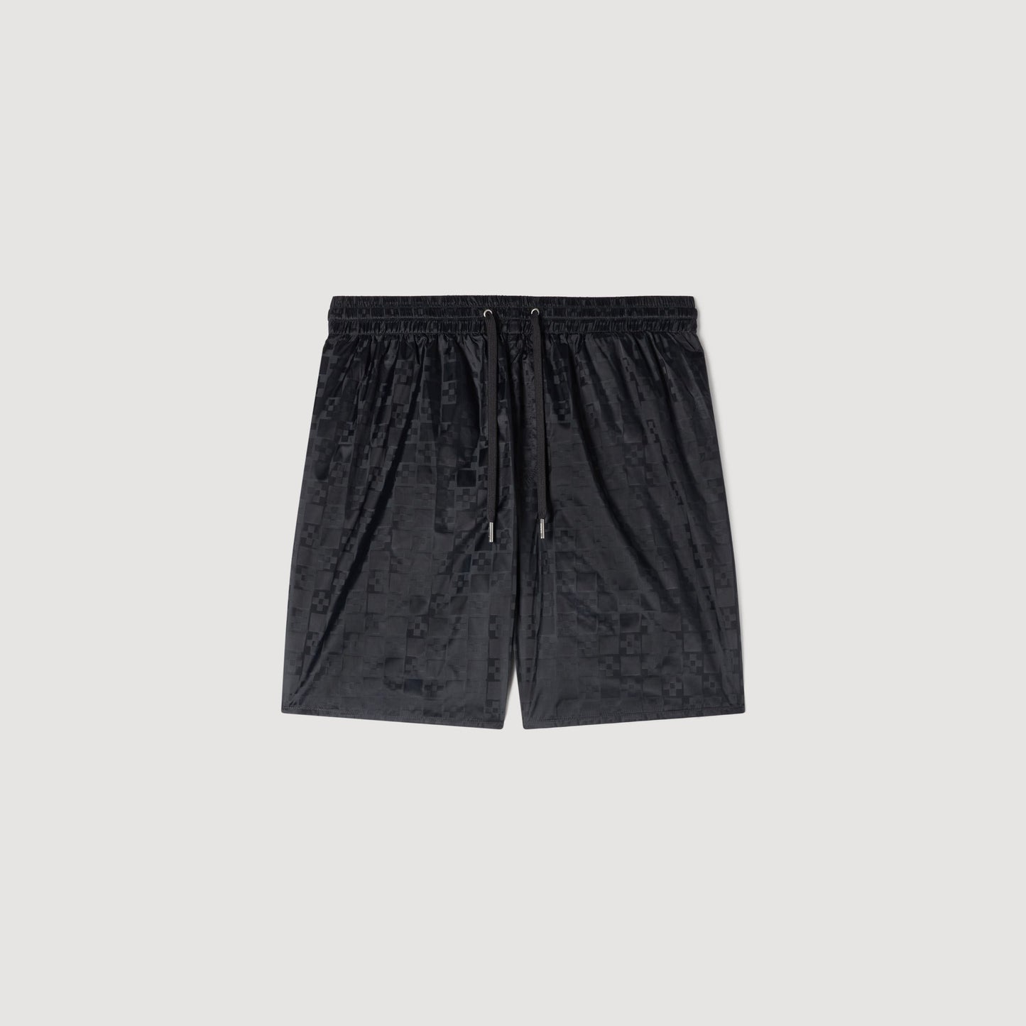 Squarecross Jacquard Mdc Square Cross Swim Shorts Dark Grey