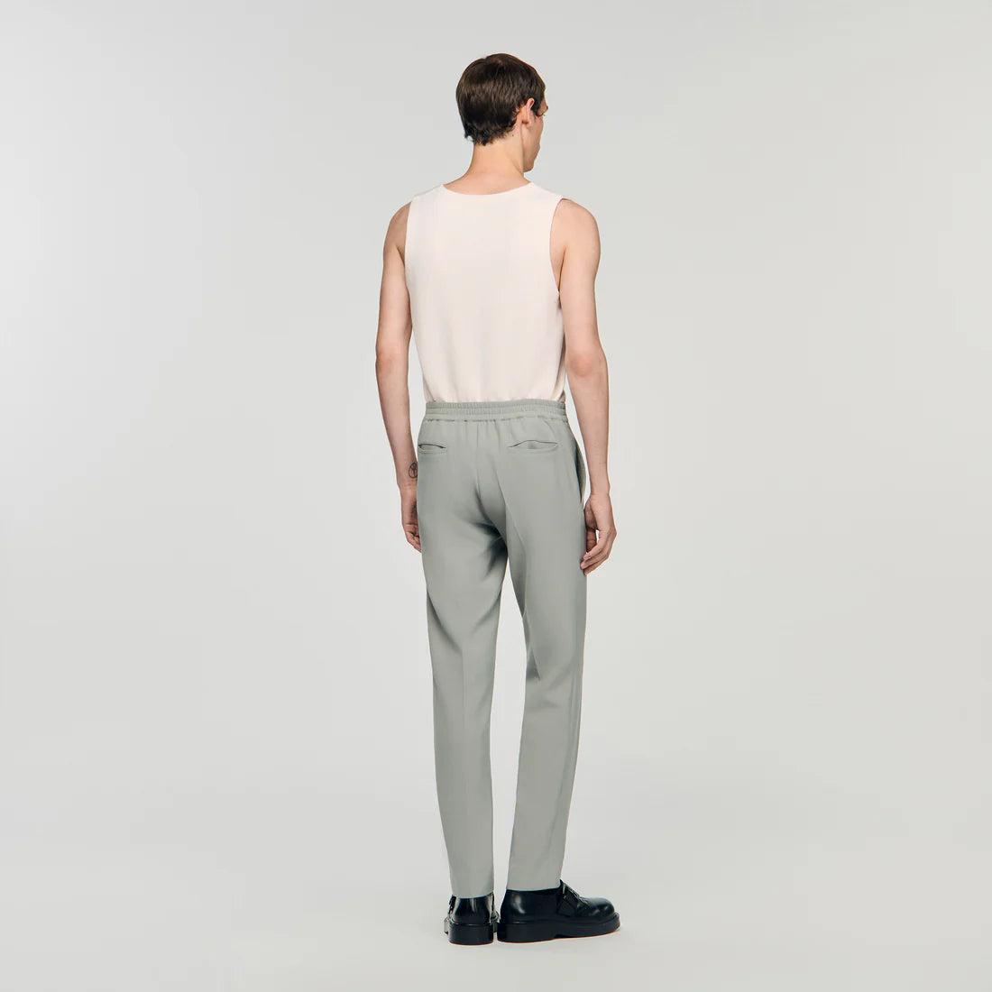 Jersey Jersey Trousers Steel