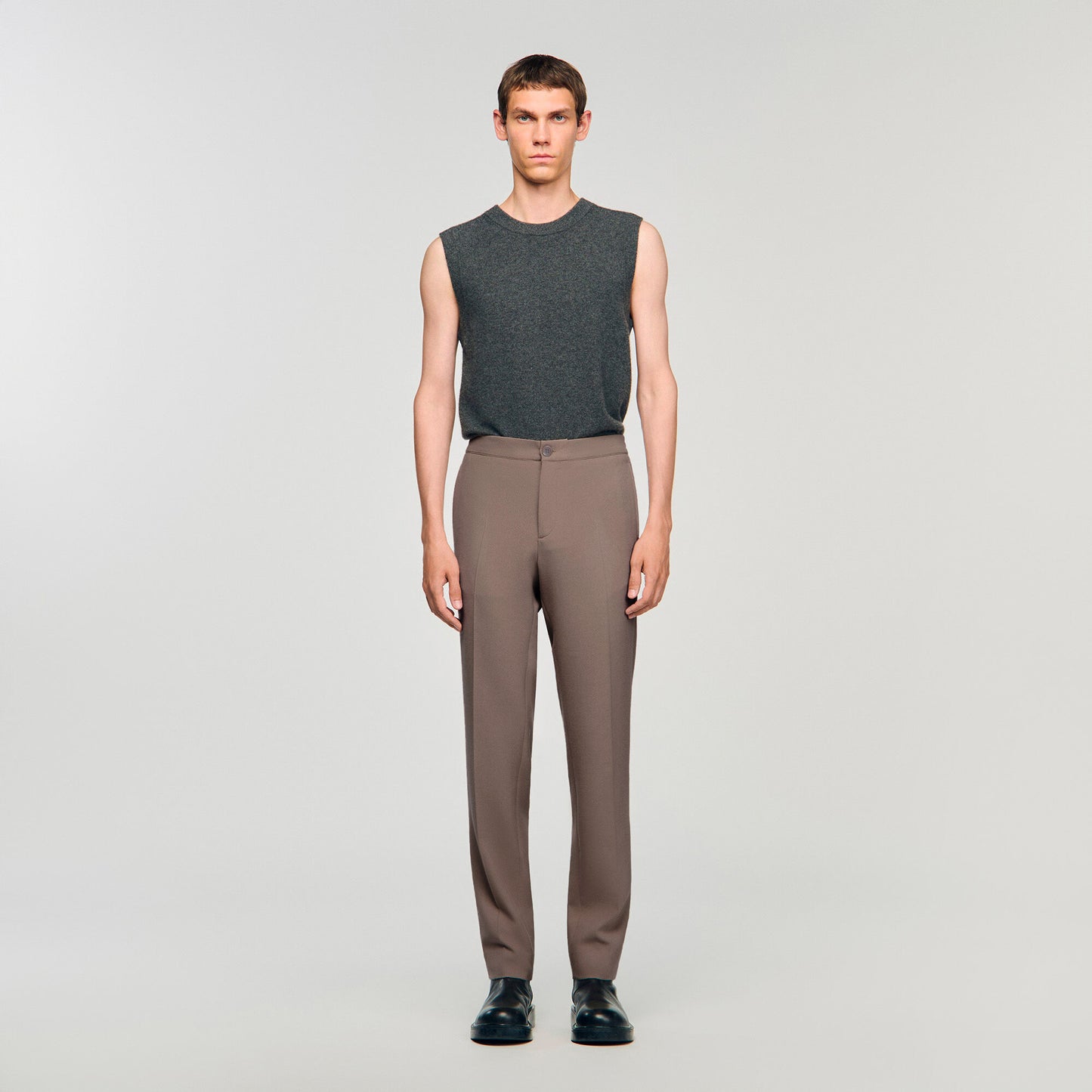 Jersey Jersey Trousers Light Taupe