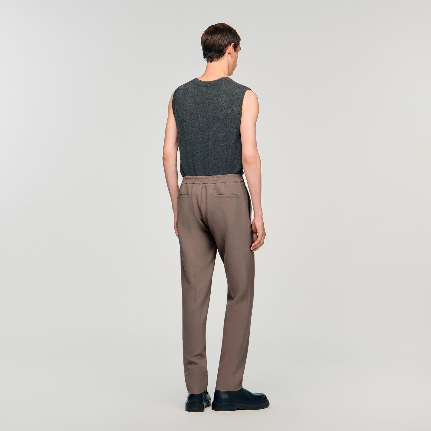 Jersey Jersey Trousers Light Taupe