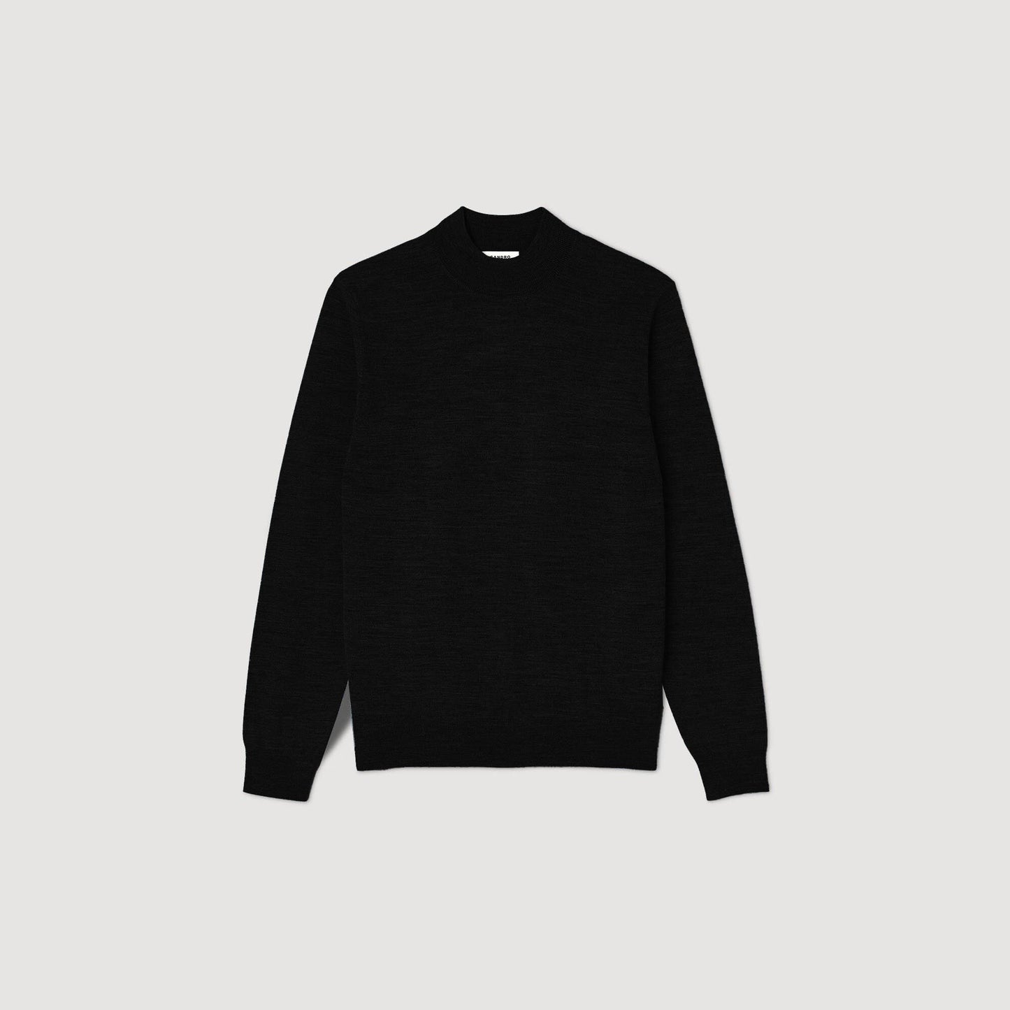 Funnel Neck Sweater Black