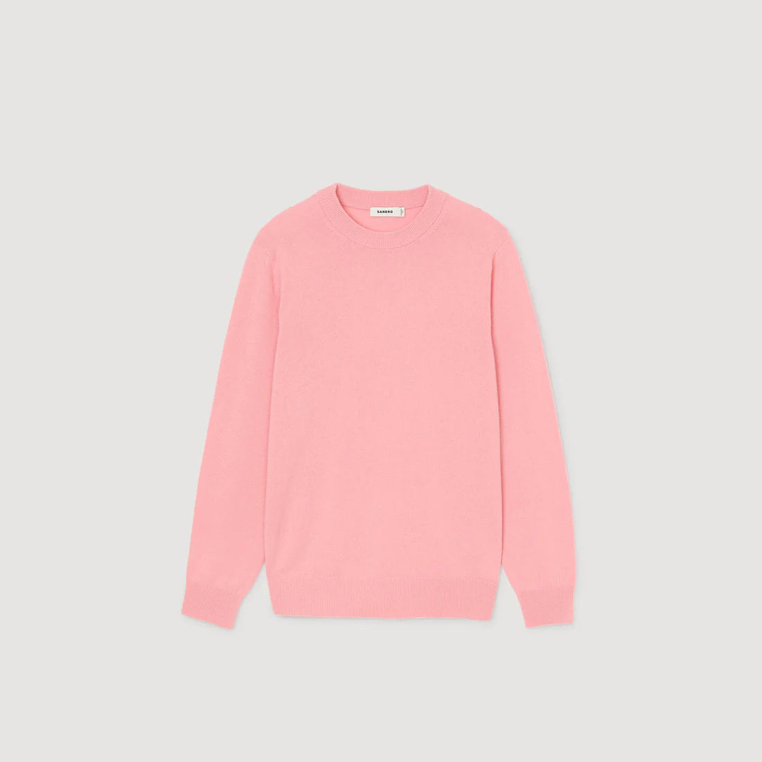 Crewneck Cashmere Cashmere Sweater Baby Pink