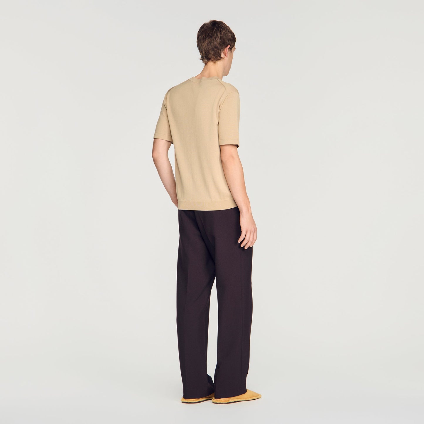 Pablo Tee Cotton Knit Jumper Cappucino