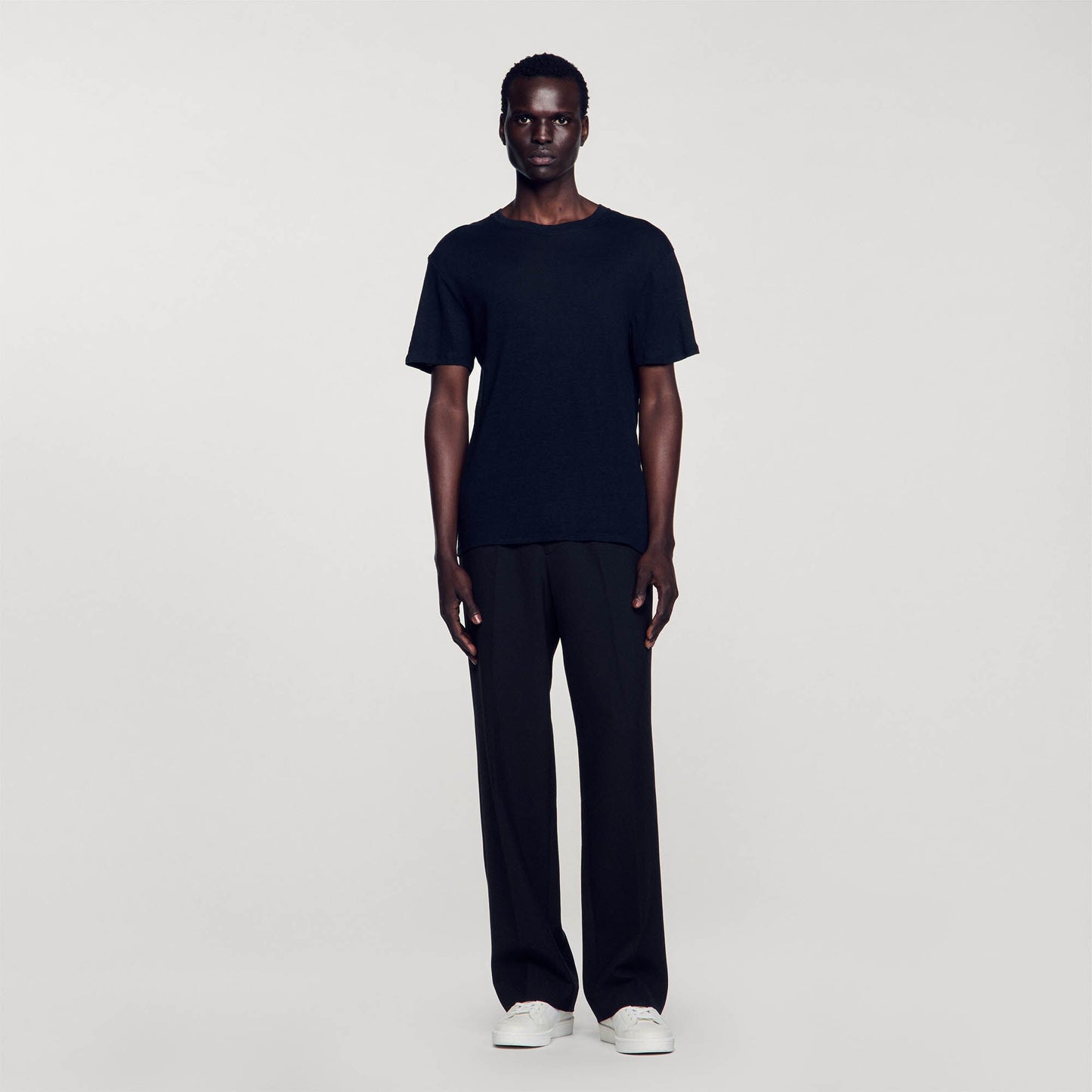 Linen T-Shirt Black