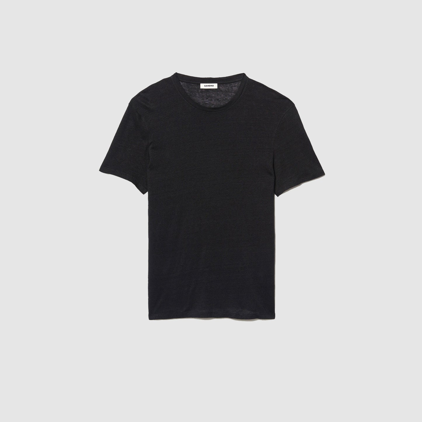 Linen T-Shirt Black