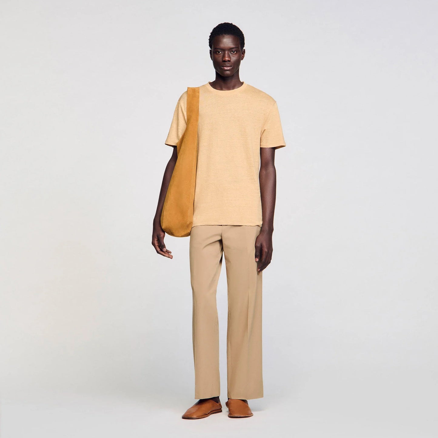 Certified Linen T-Shirt Nut