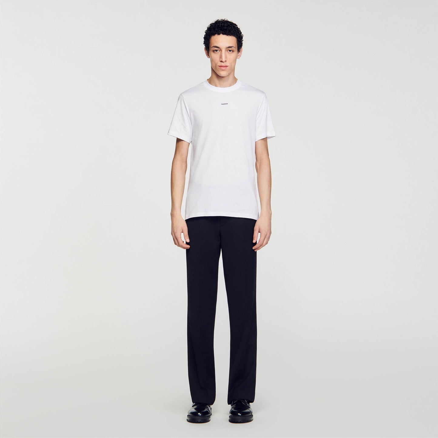 New Sandro Tee Short-Sleeved T-Shirt White