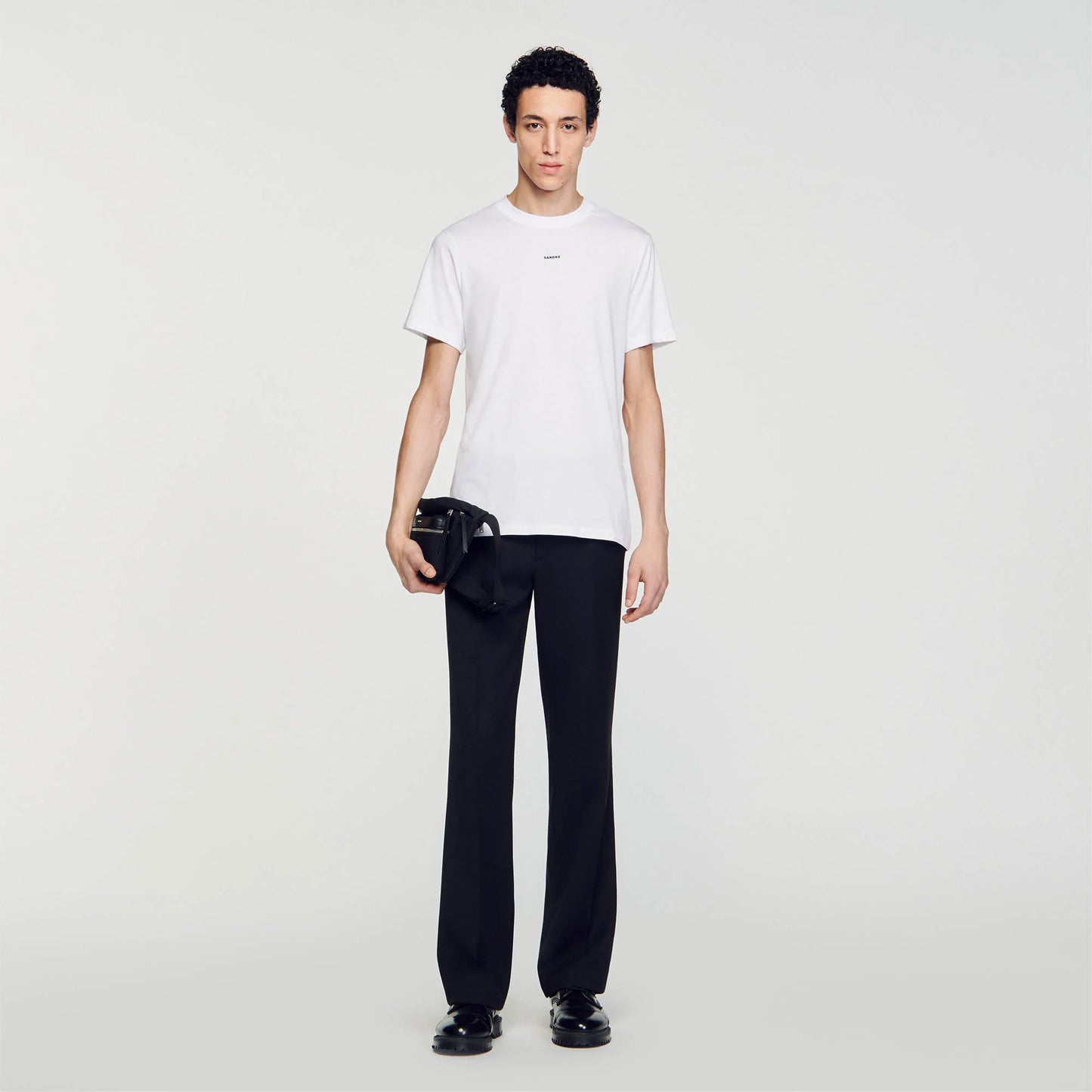 New Sandro Tee Short-Sleeved T-Shirt White