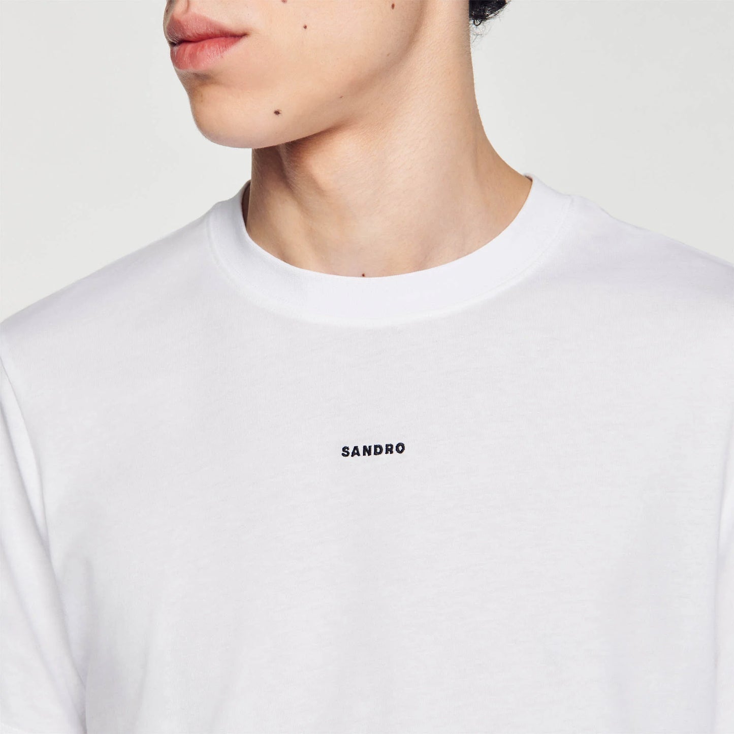 New Sandro Tee Short-Sleeved T-Shirt White