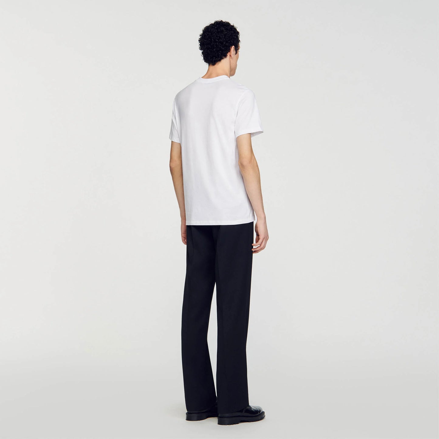 New Sandro Tee Short-Sleeved T-Shirt White