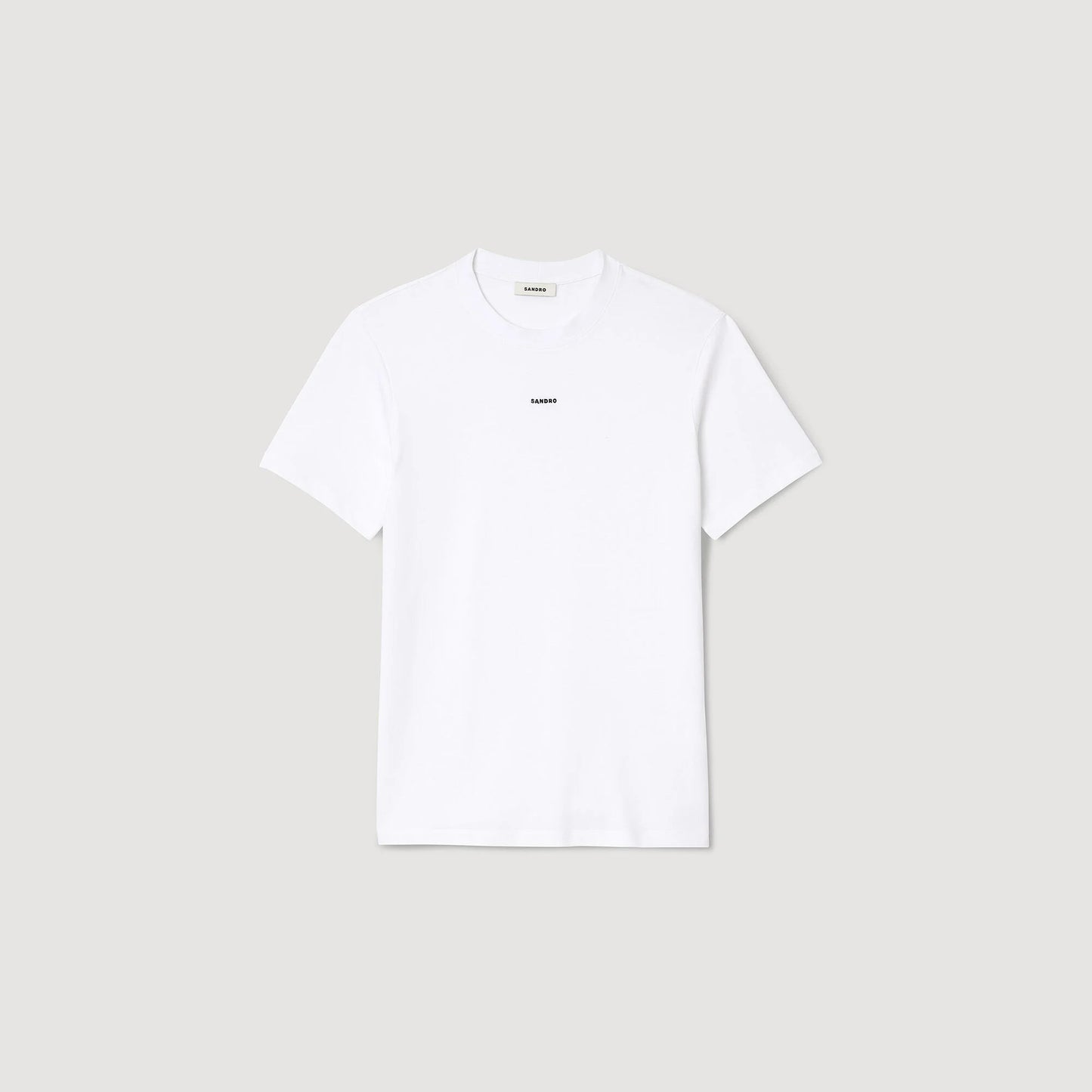 New Sandro Tee Short-Sleeved T-Shirt White