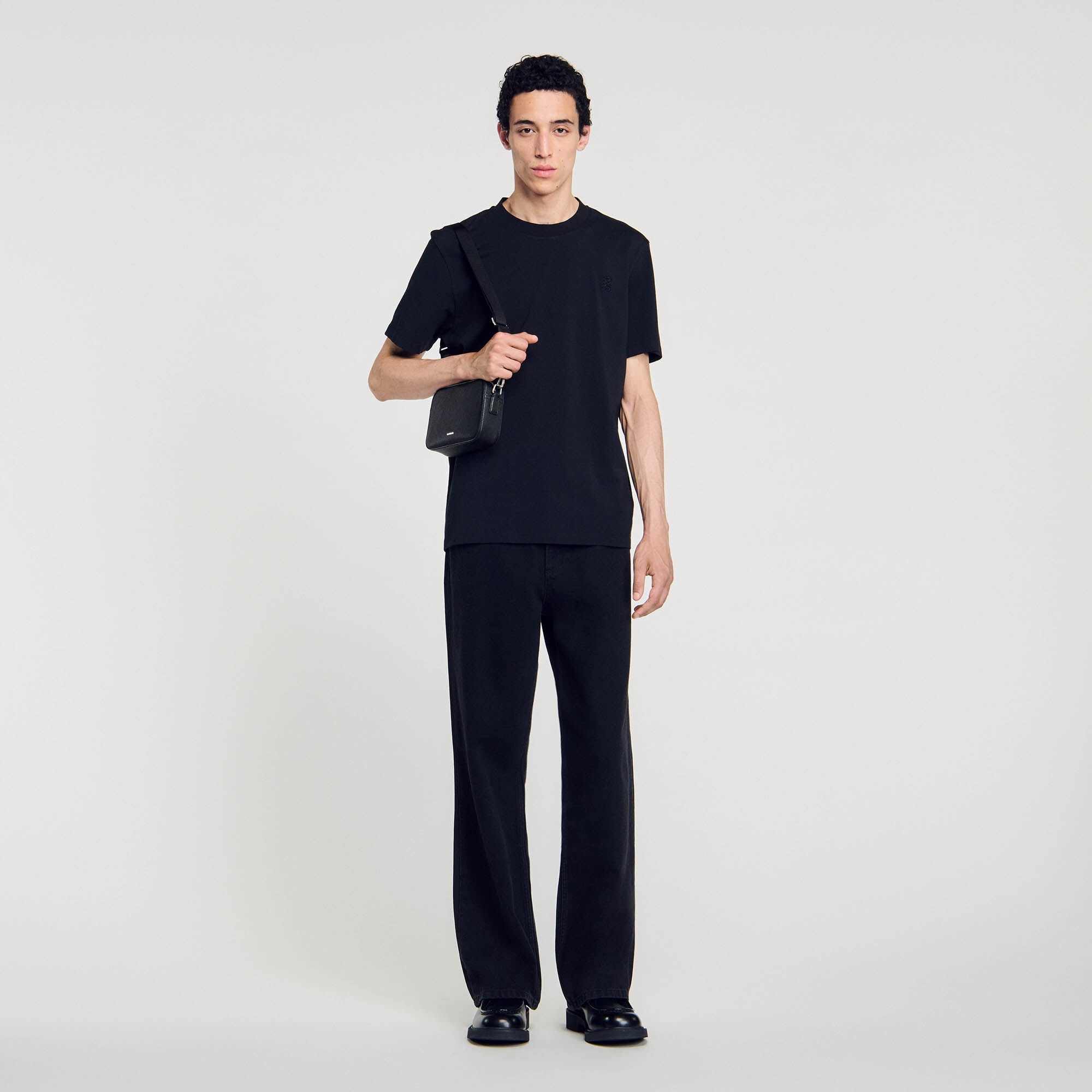 Dual Gender Tee Cotton T-Shirt Black