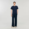 Rubber Sandro Tee Cotton T-Shirt With Logo Midnight Blue