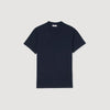 Rubber Sandro Tee Cotton T-Shirt With Logo Midnight Blue